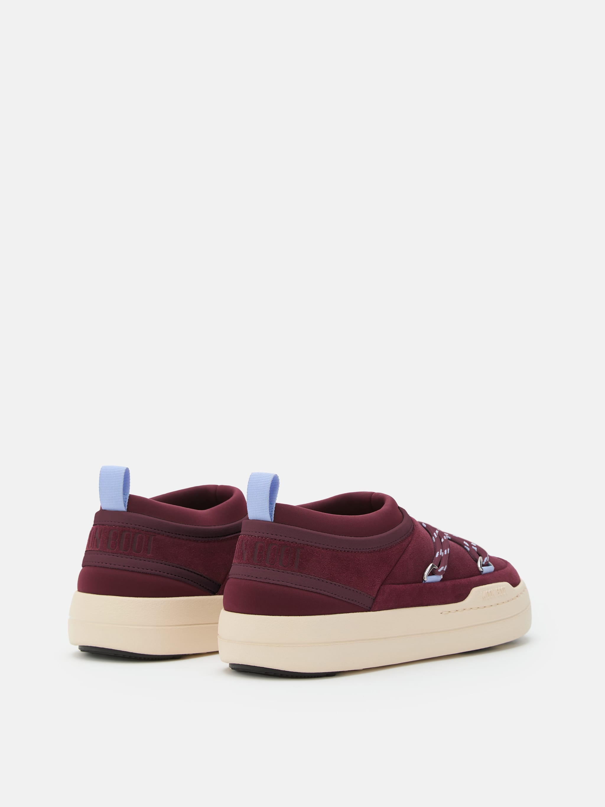 PARK ICON SUEDE BURGUNDY SNEAKERS image number 1