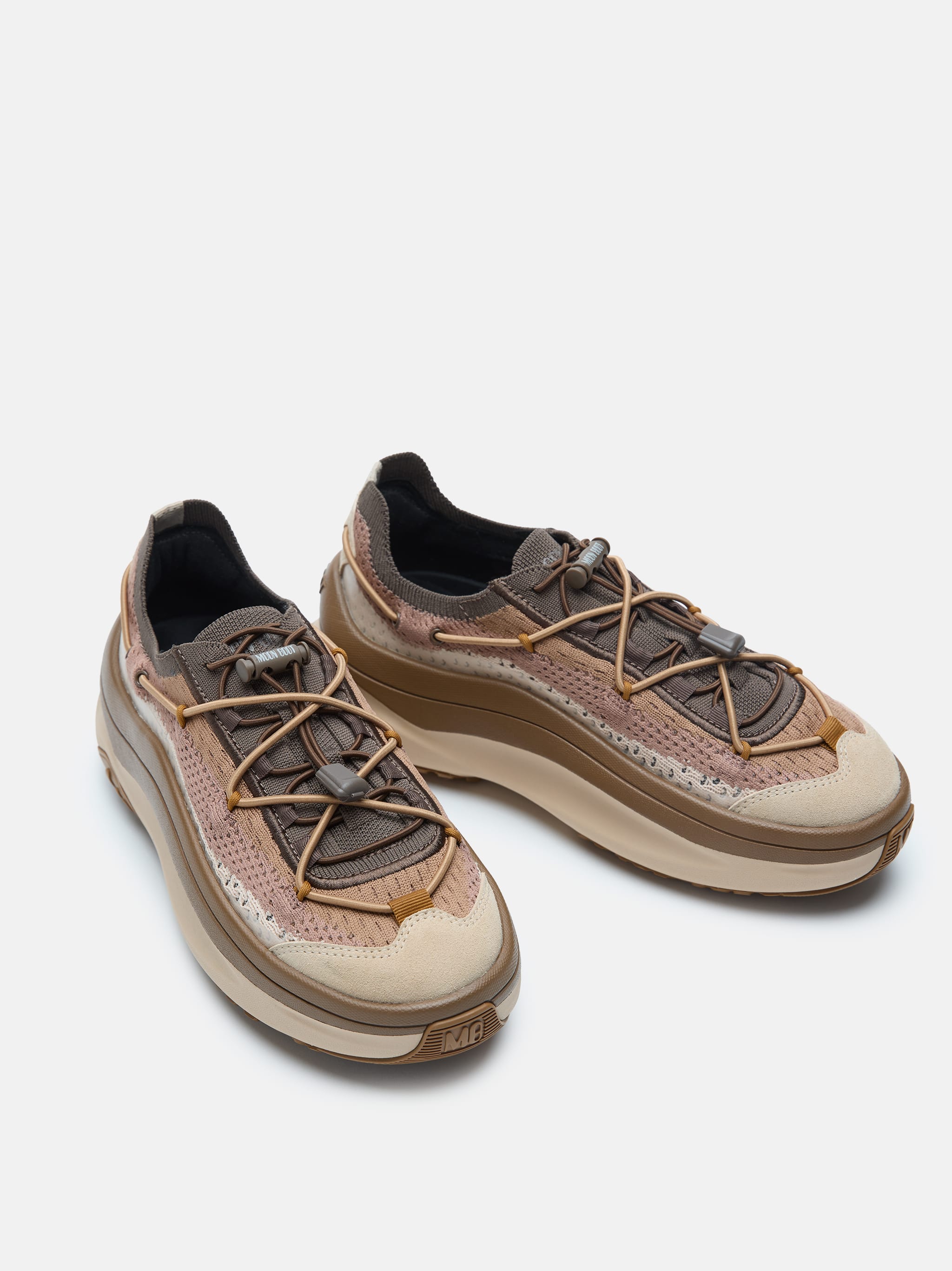 MOON247 XLACE BROWN SNEAKERS image number 3
