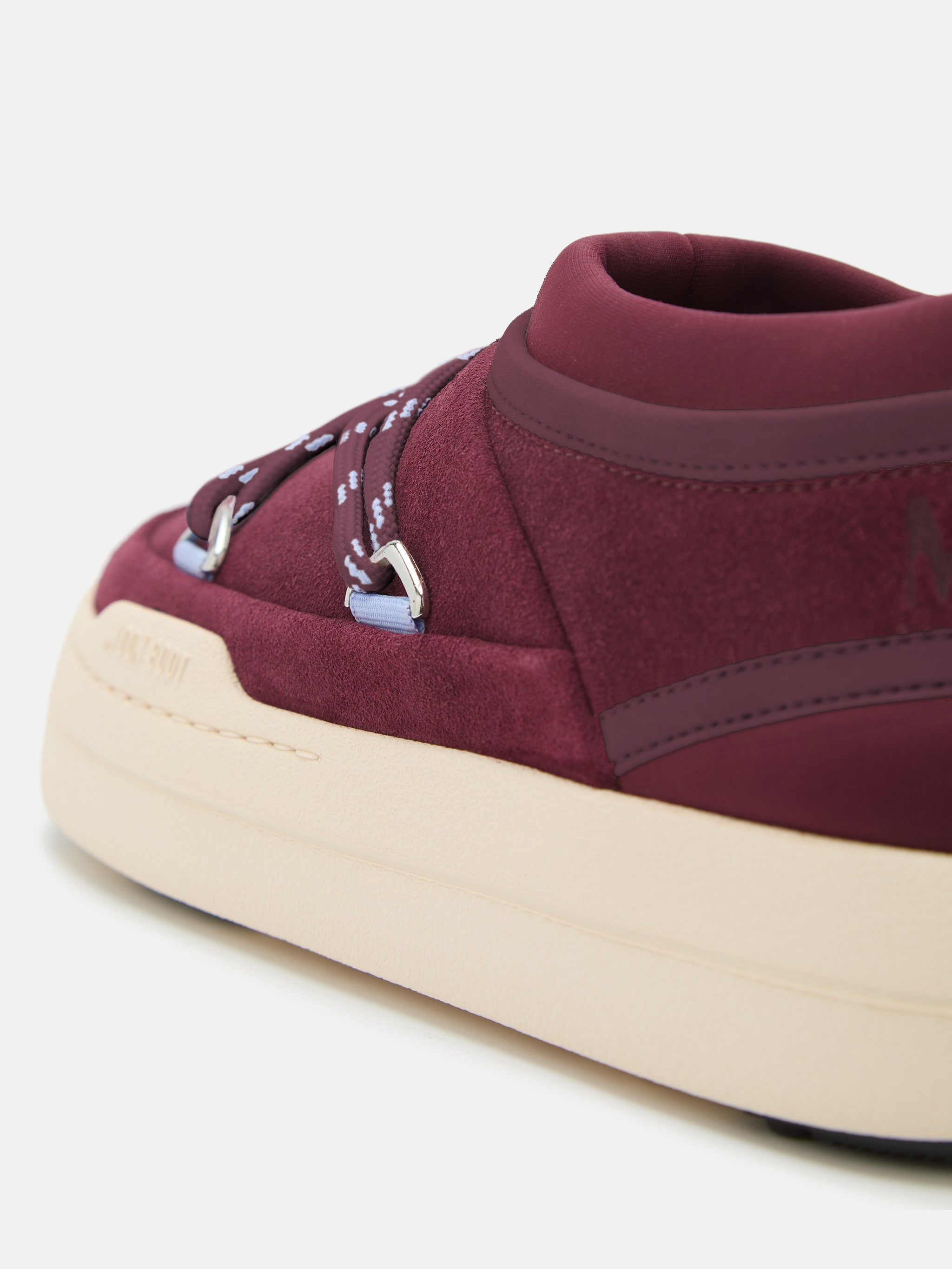 PARK ICON SUEDE BURGUNDY SNEAKERS image number 2
