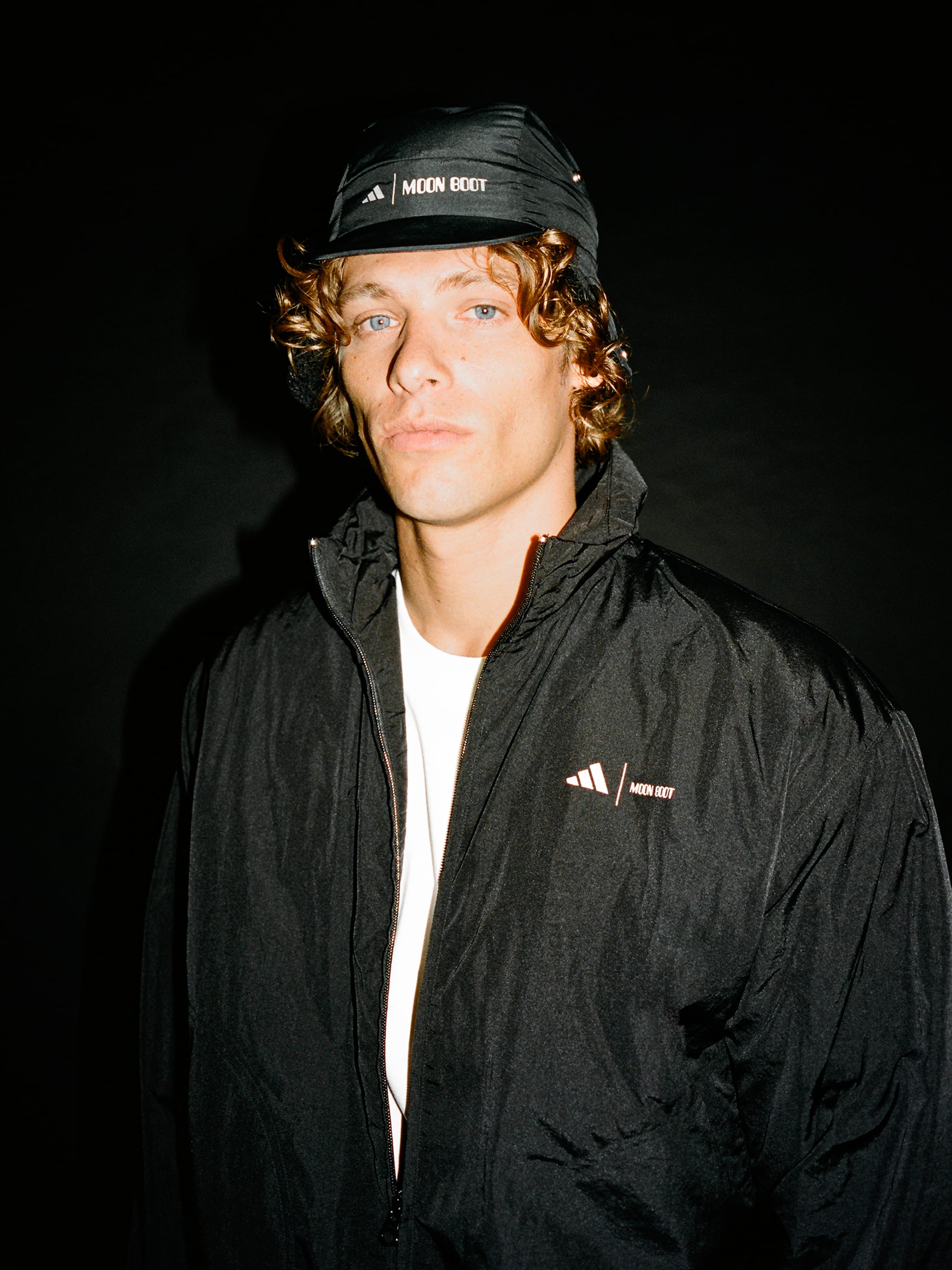 ADIDAS X MOON BOOT BLACK TRACKSUIT TOP