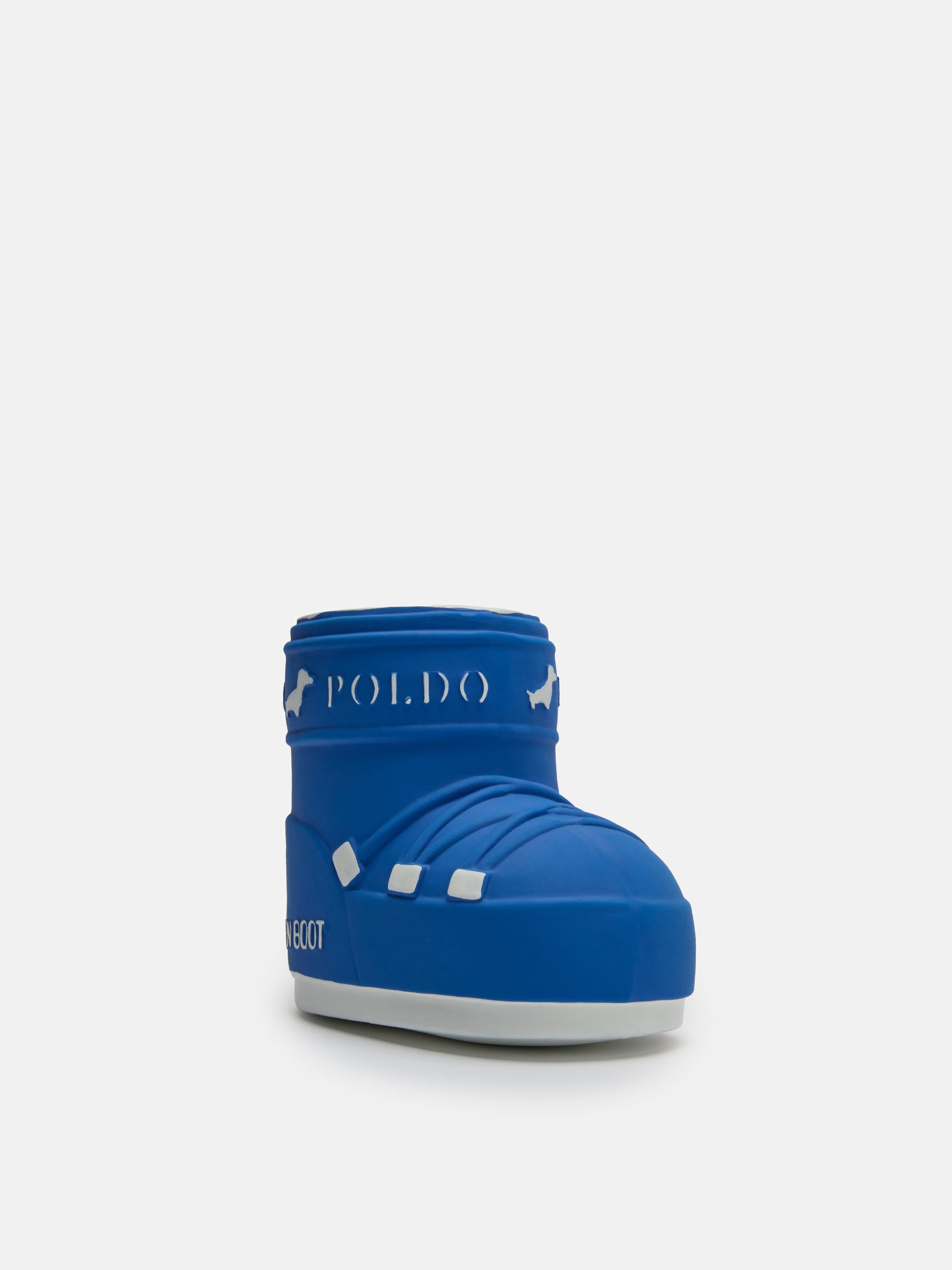 MOON BOOT X POLDO DOG COUTURE BLUE SQUEAKY DOG TOY image number 1