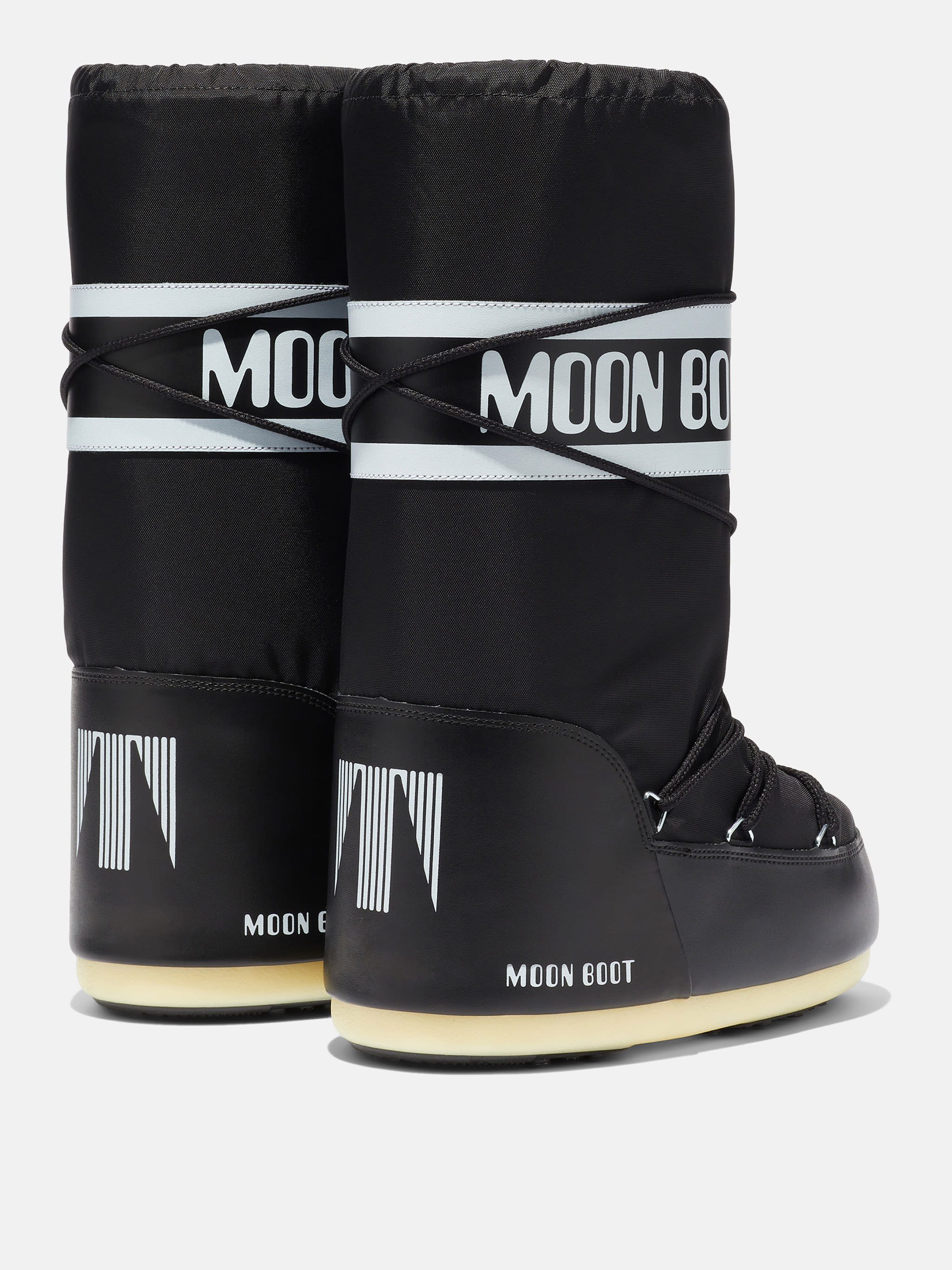 MOON BOOT アイコンブラック　ショートブーツ 24㎝ ICON BLACK NYLON BOOTS | Moon Boot®