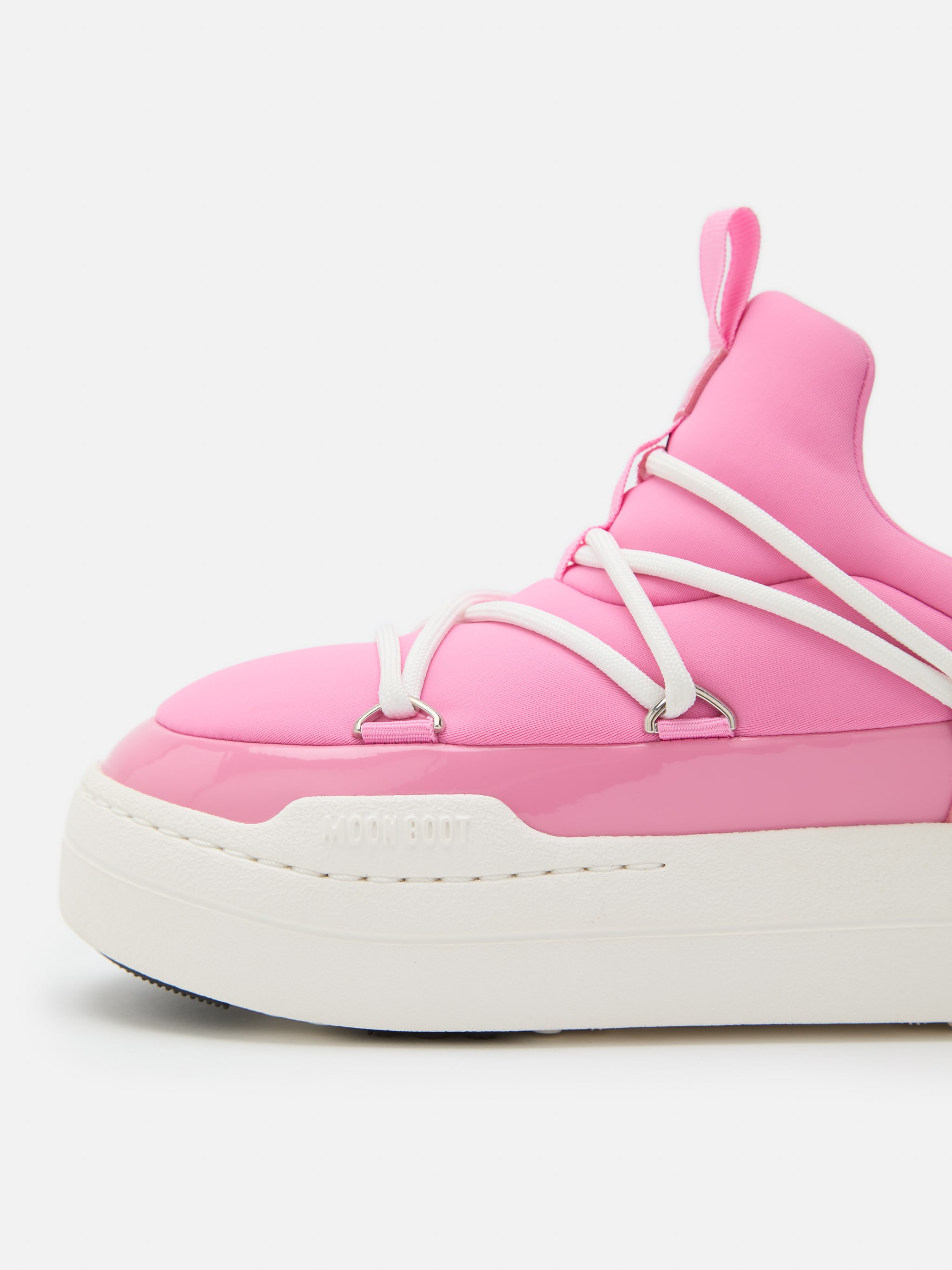 JUNIOR PARK PINK LOW LACE SNEAKERS image number 2