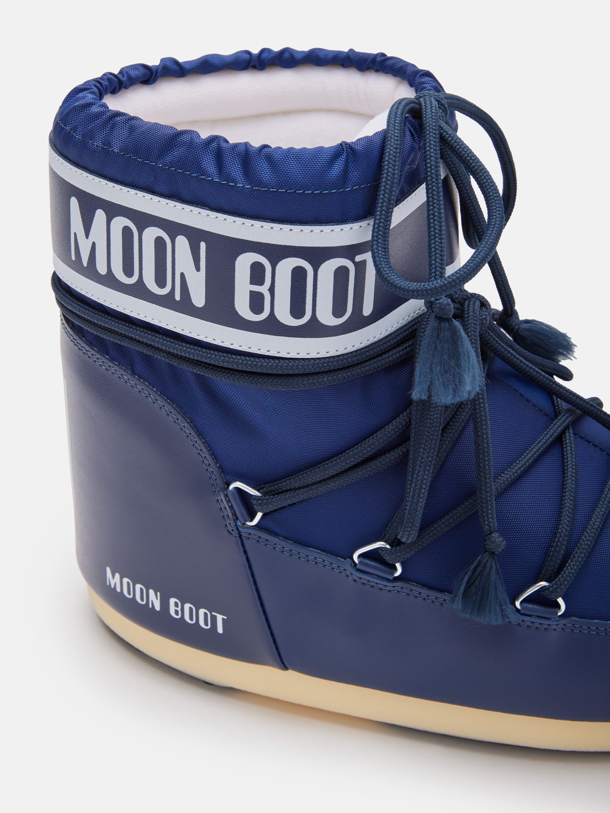 ICON LOW BLUE NYLON BOOTS | Moon Boot®
