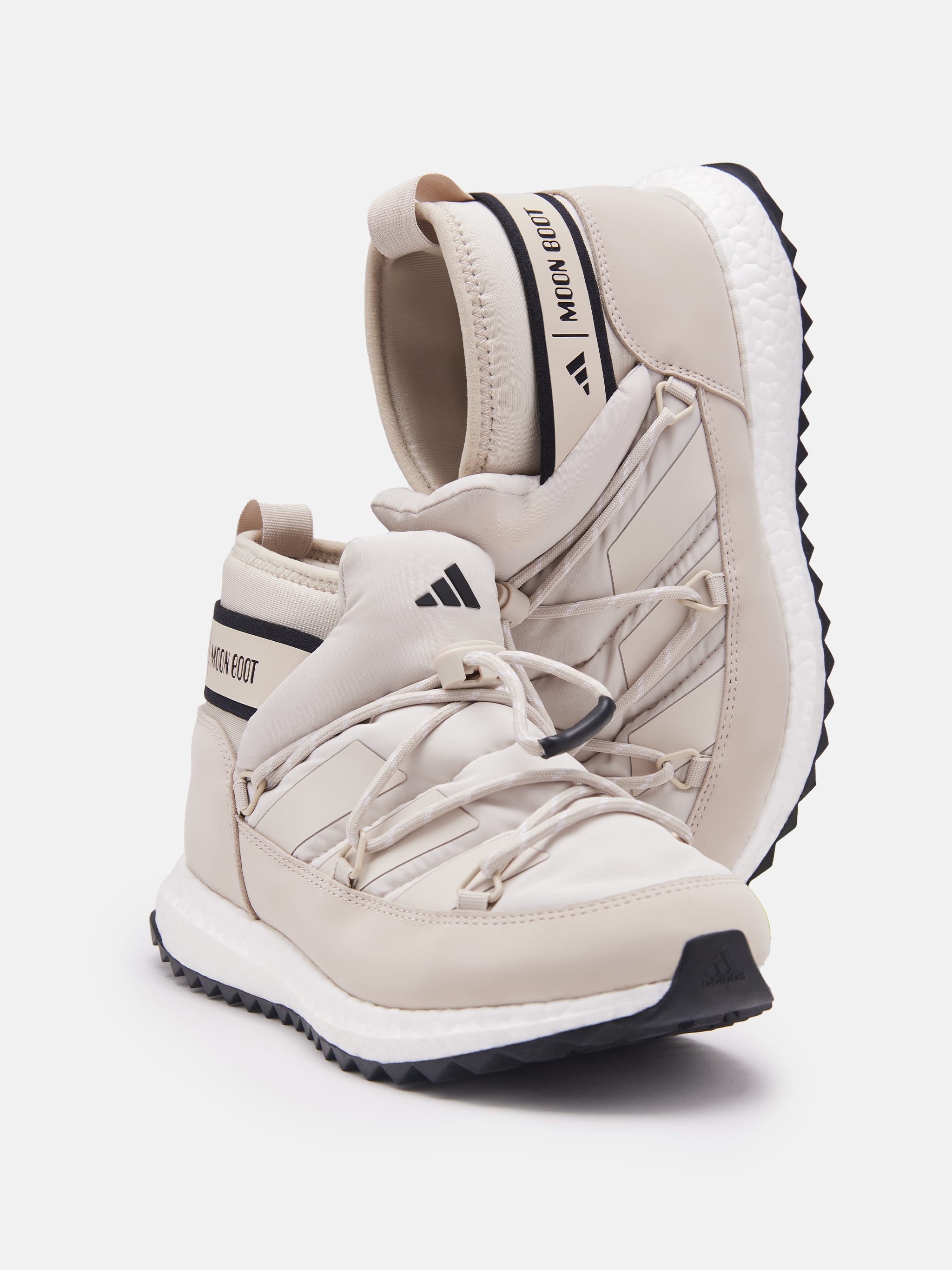 adidas x Moon Boot Moonboost Low Beige Sneakers | Moon Boot®