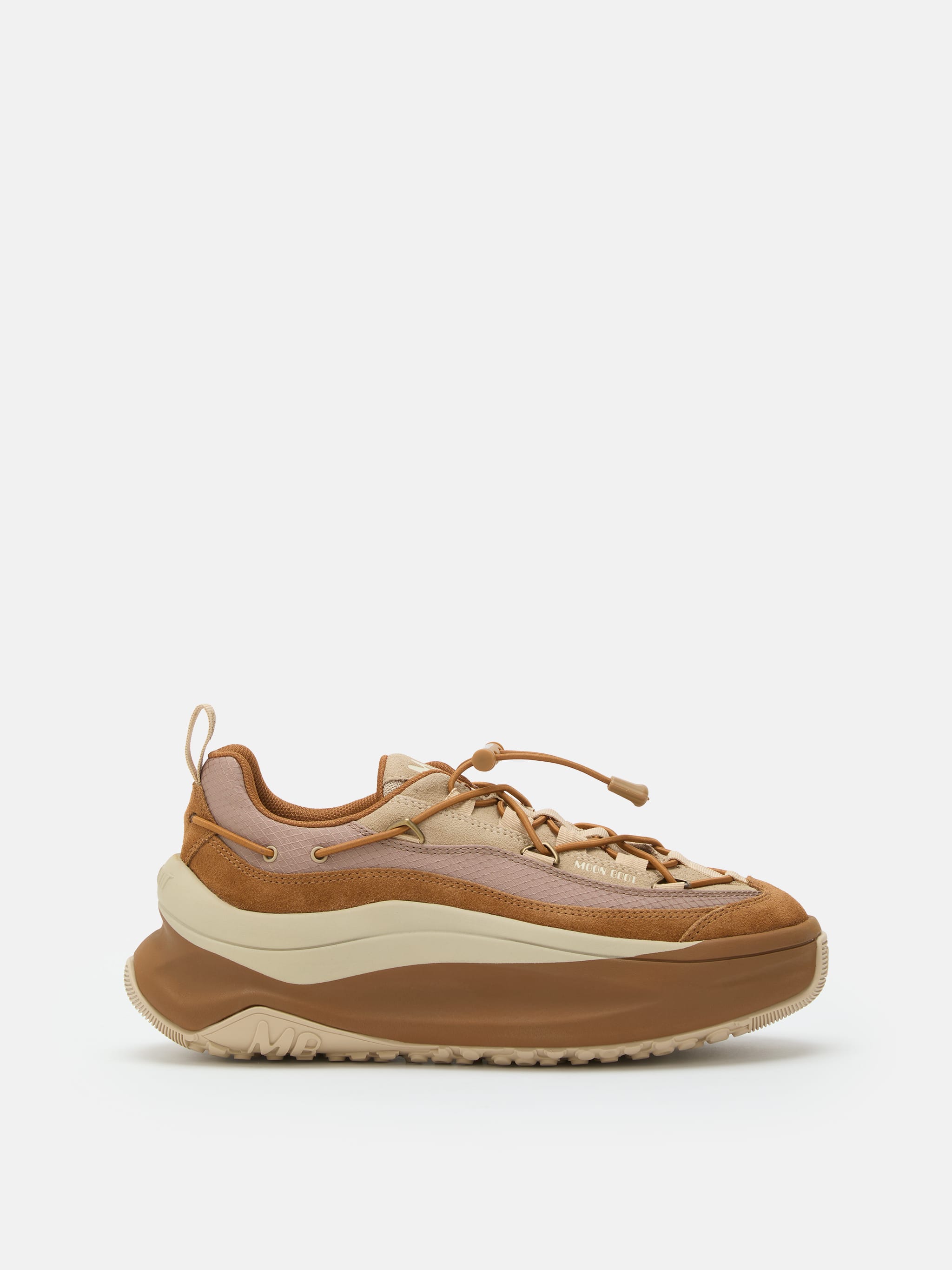 MOON247 XLACE BROWN SNEAKERS image number 0