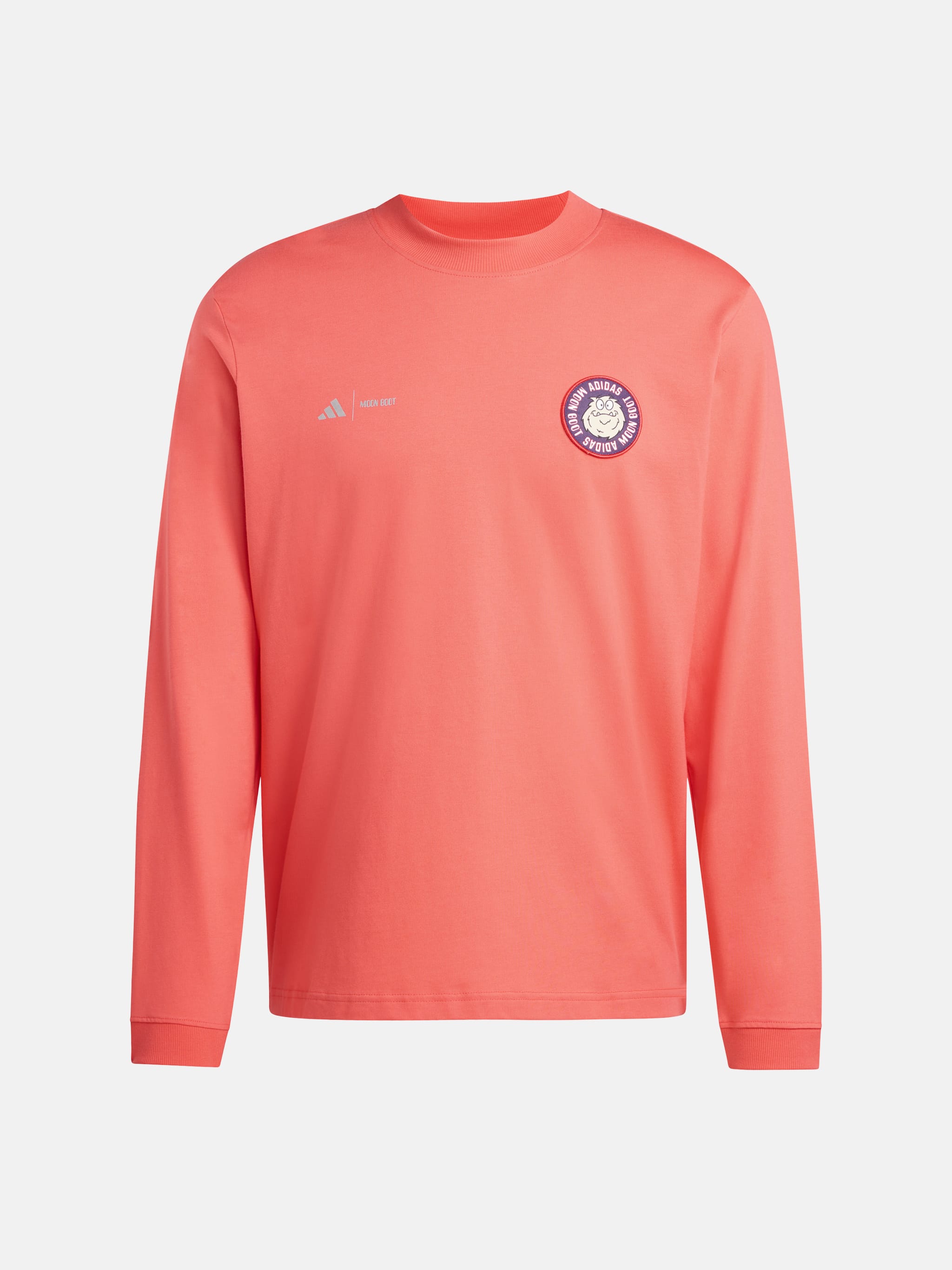 ADIDAS X MOON BOOT RED LONG SLEEVE T-SHIRT image number 1