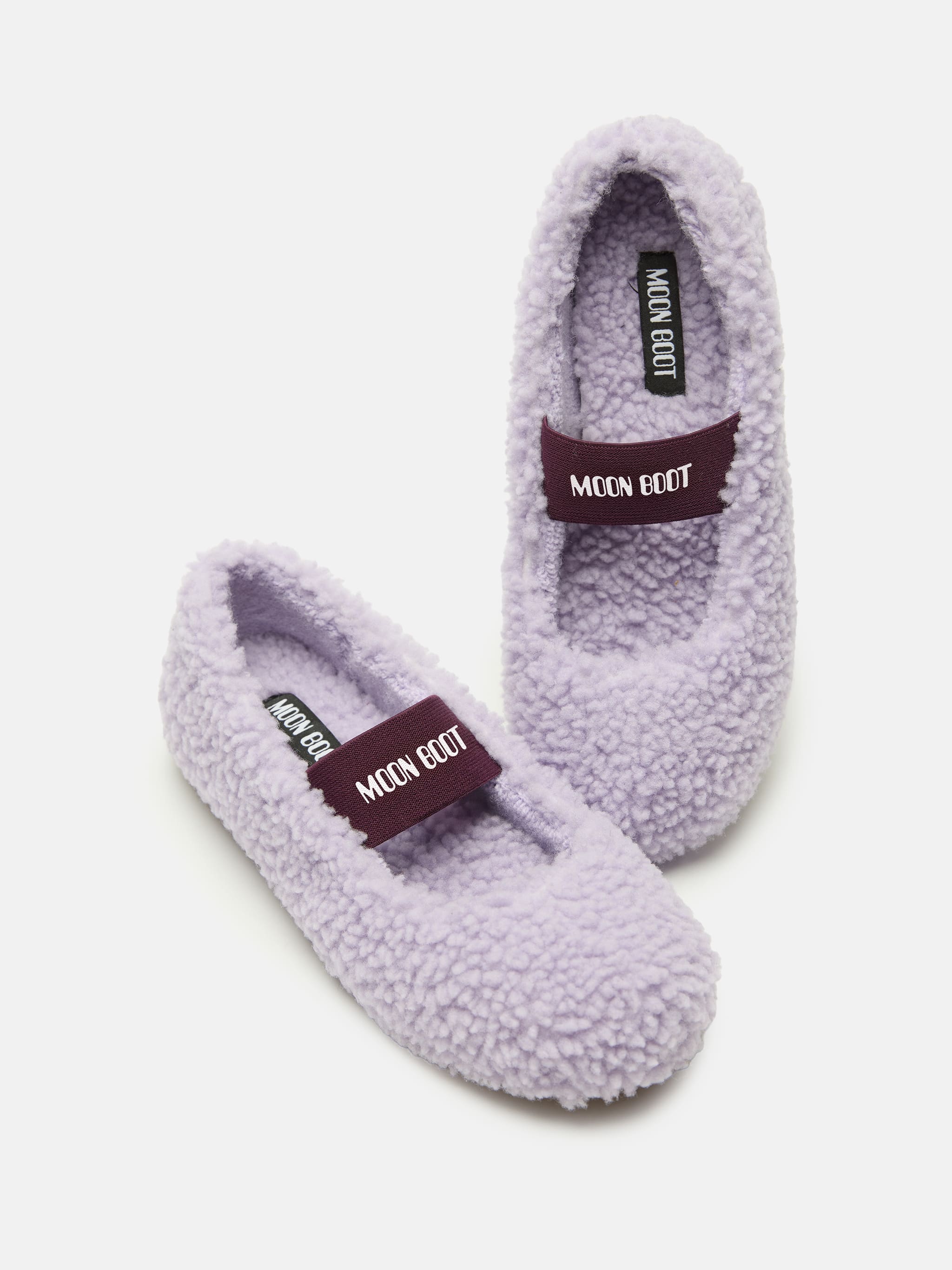 SHEARLING LILAC BALLERINAS image number 3