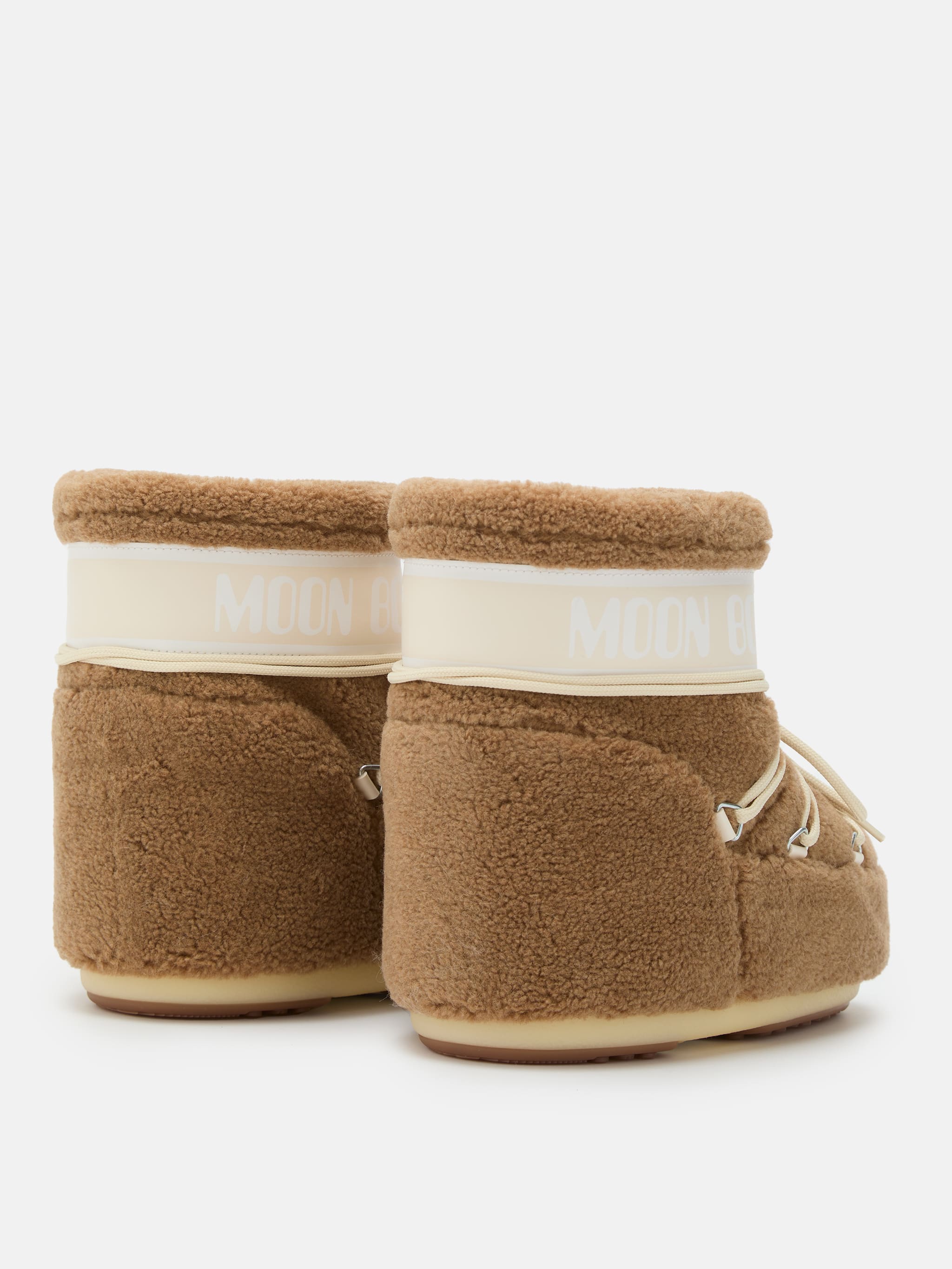 ICON LOW CAMEL FLEECE BOOTS image number 1
