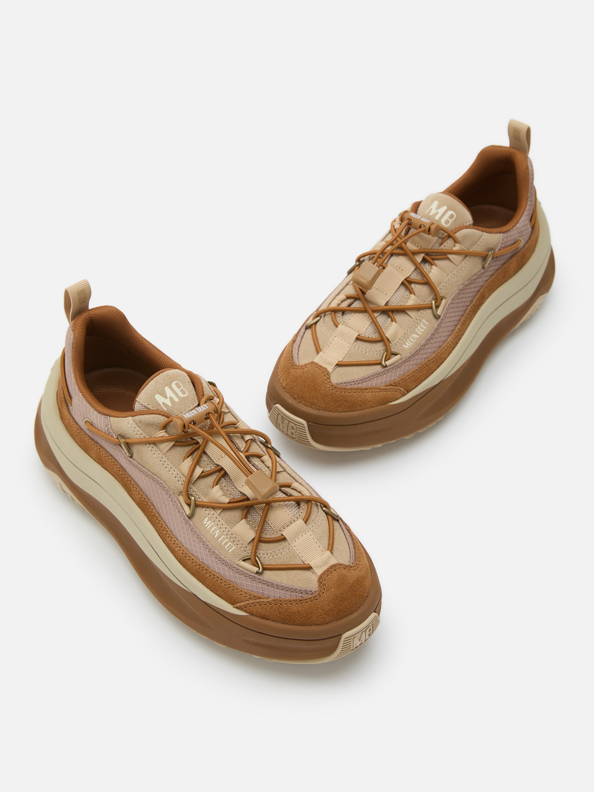 MOON247 XLACE BROWN SNEAKERS image number 3