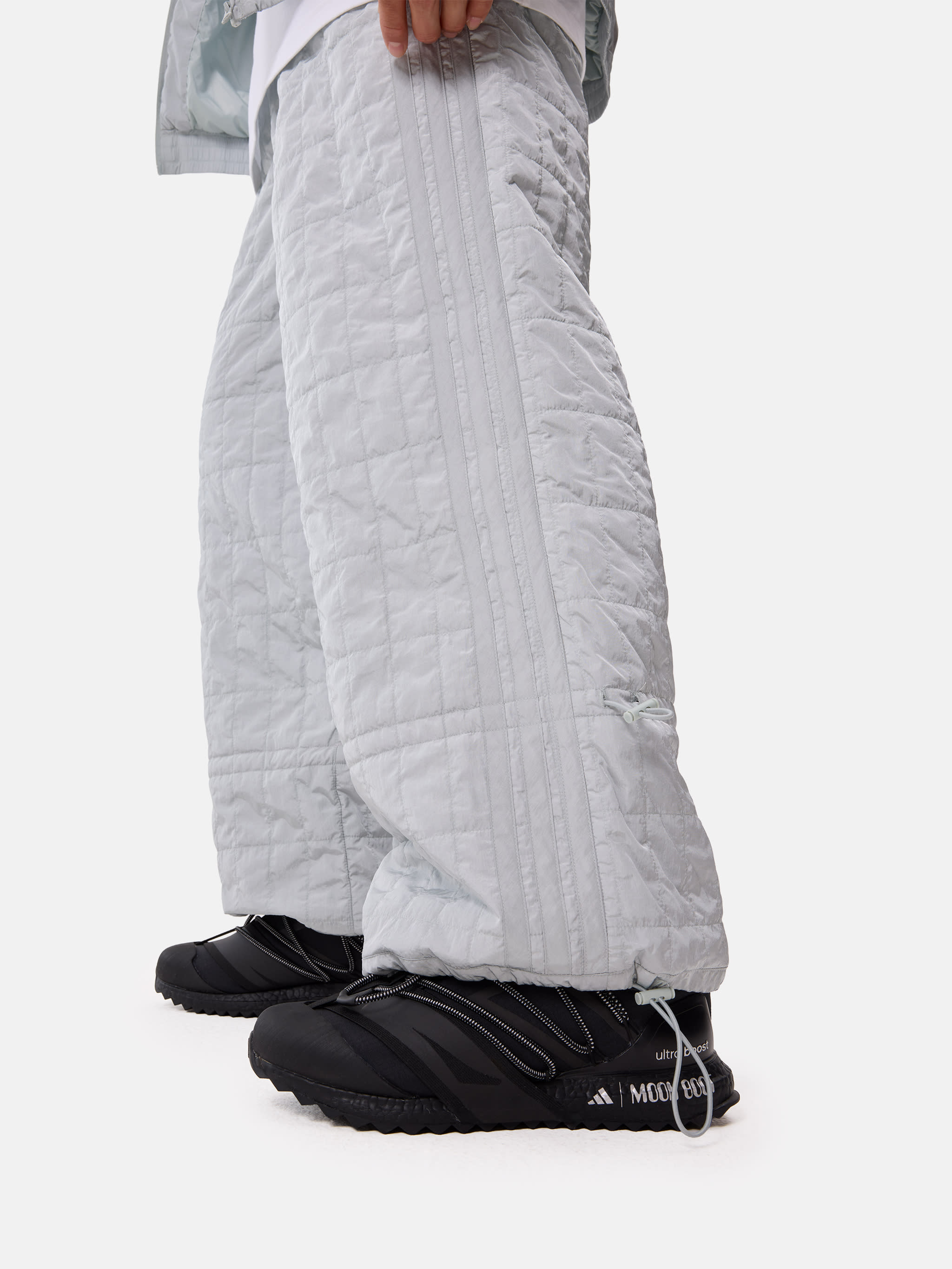 ADIDAS X MOON BOOT BLACK SILVER PANTS