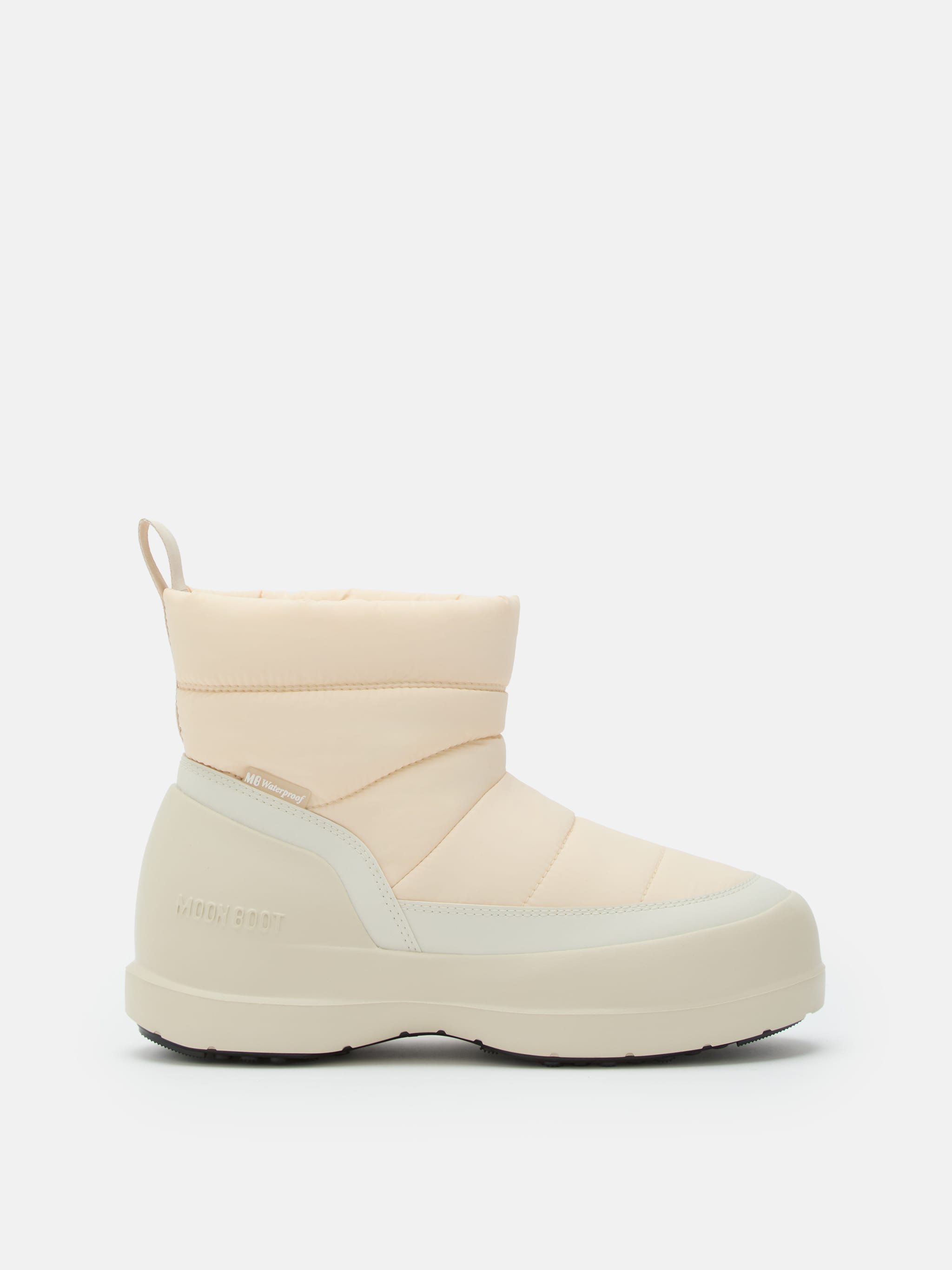 MEZZALUNA PUFFY CREAM BOOTS image number 0