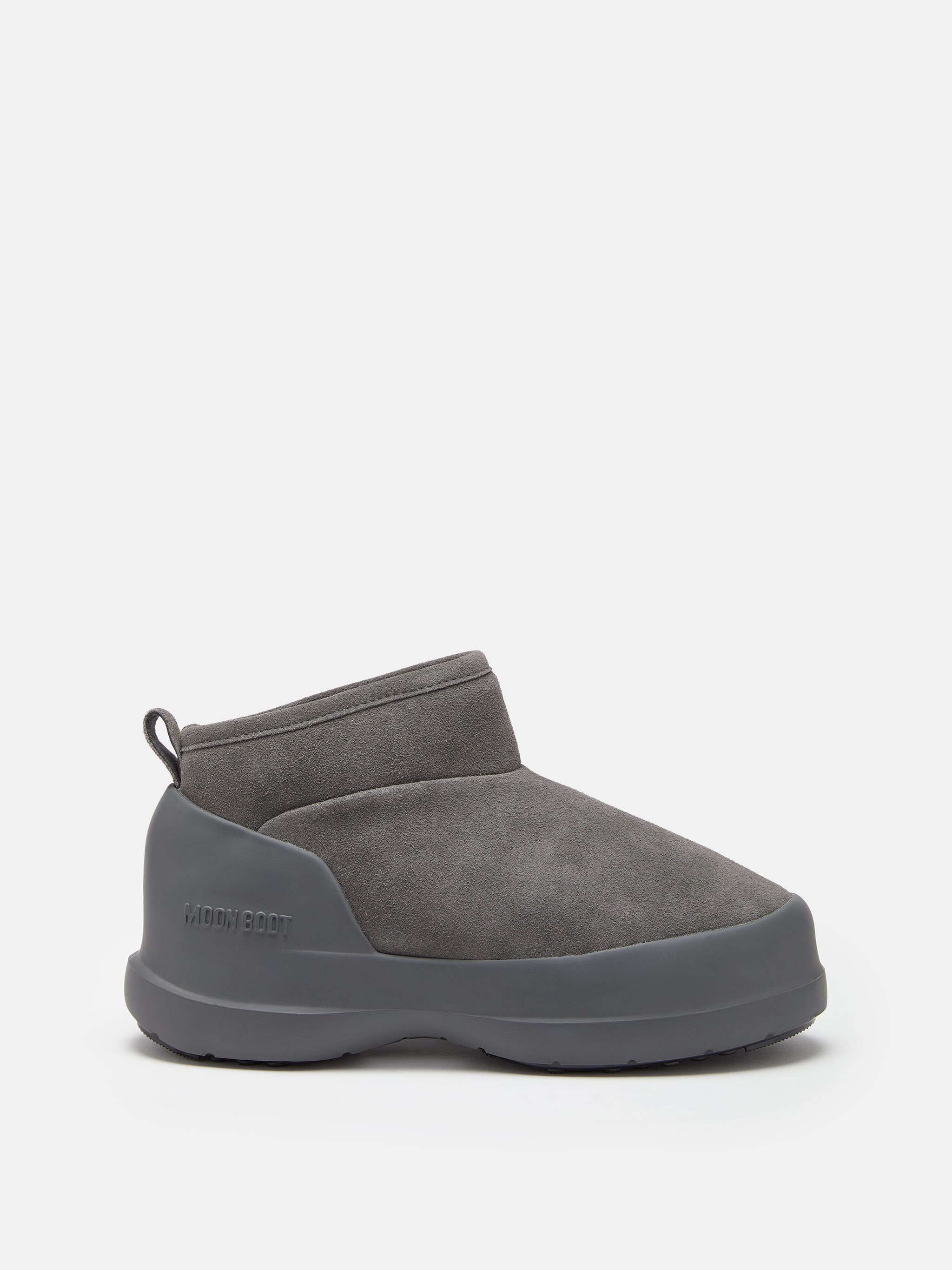 MEZZALUNA ANTHRACITE SUEDE LOW BOOTS image number 0