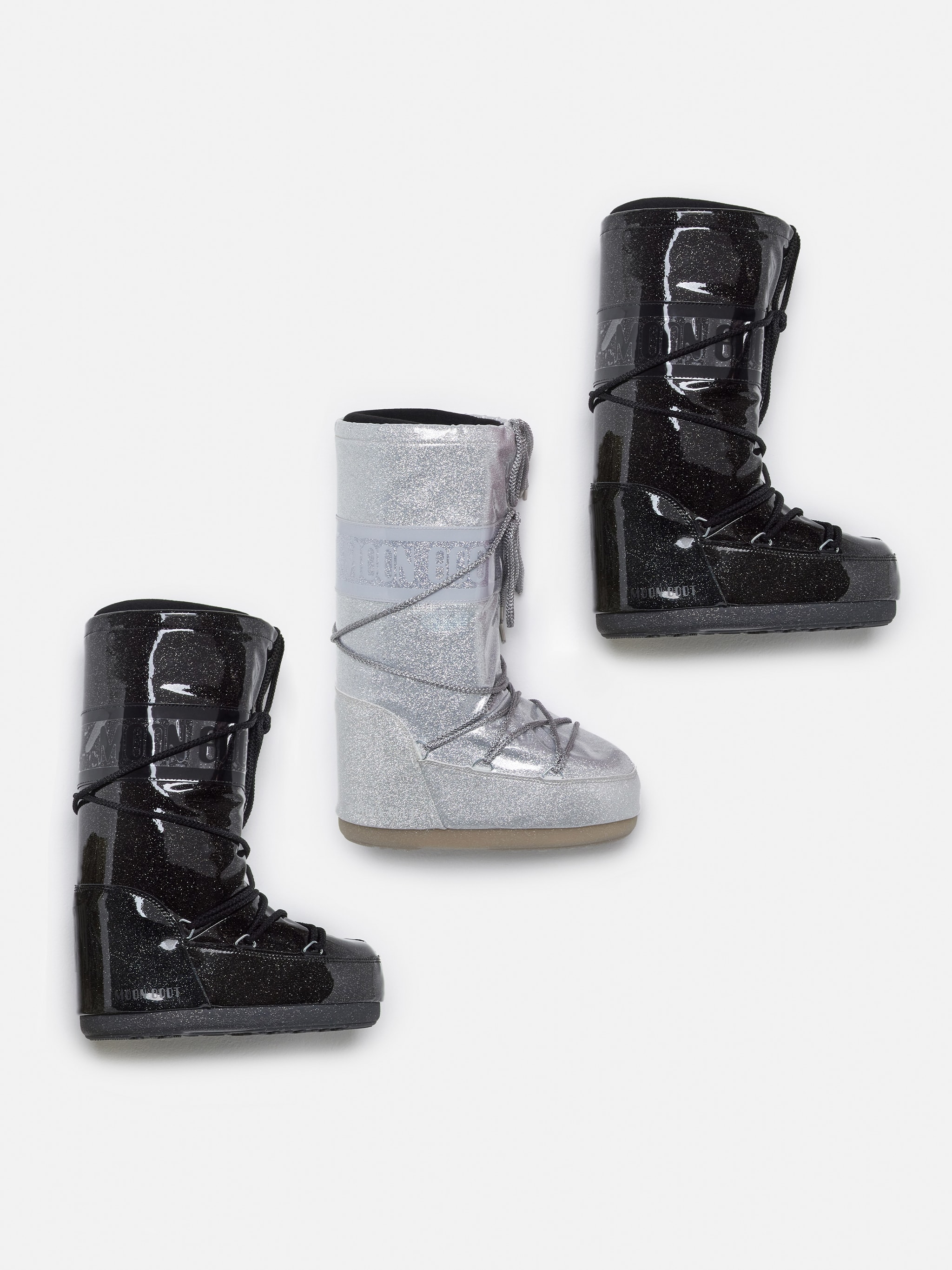ICON SILVER GLITTER BOOTS image number 4