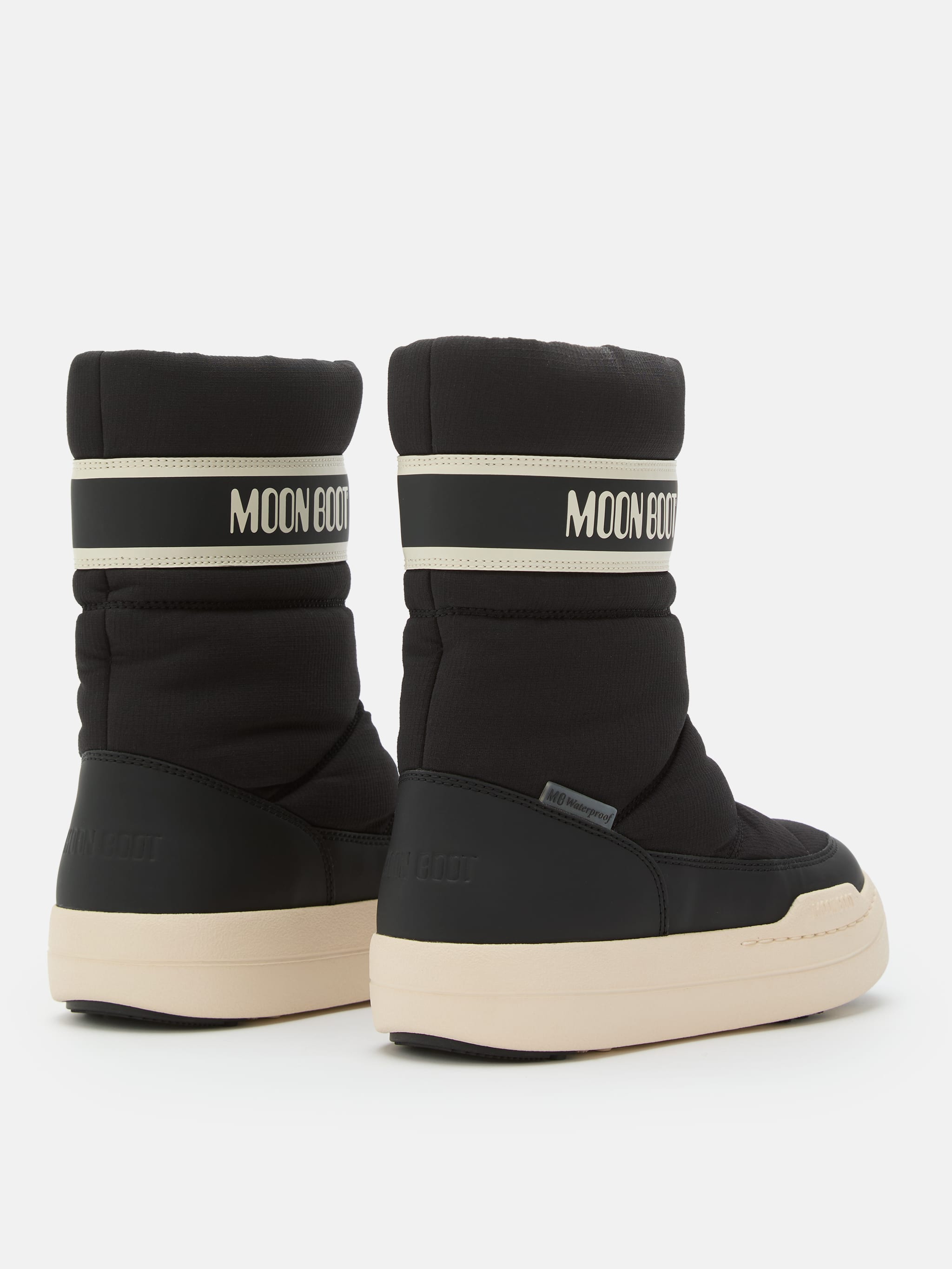 JUNIOR PARK BLACK ZIP HIGH BOOTS