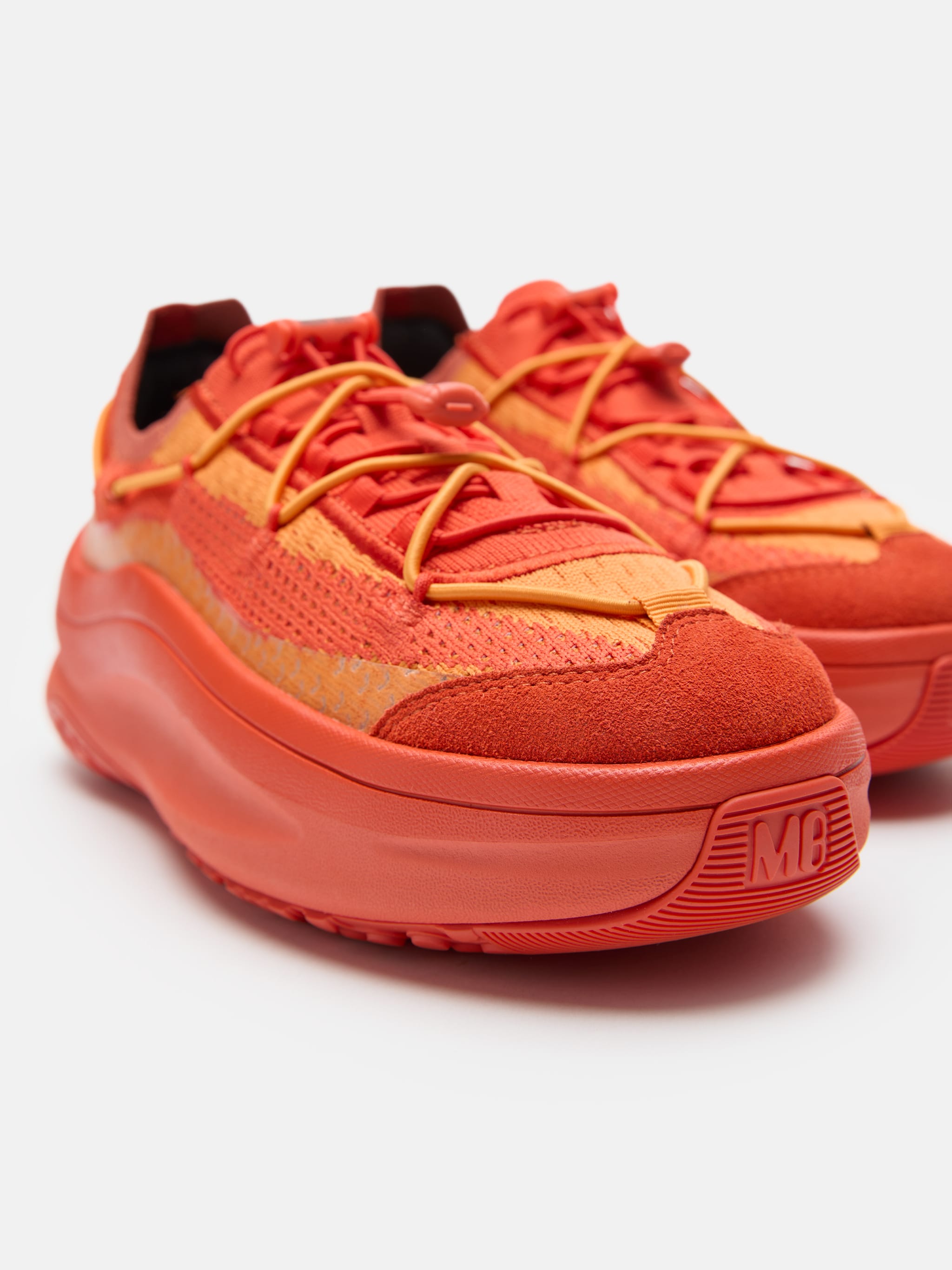 MOON247 XLACE ORANGE SNEAKERS image number 2
