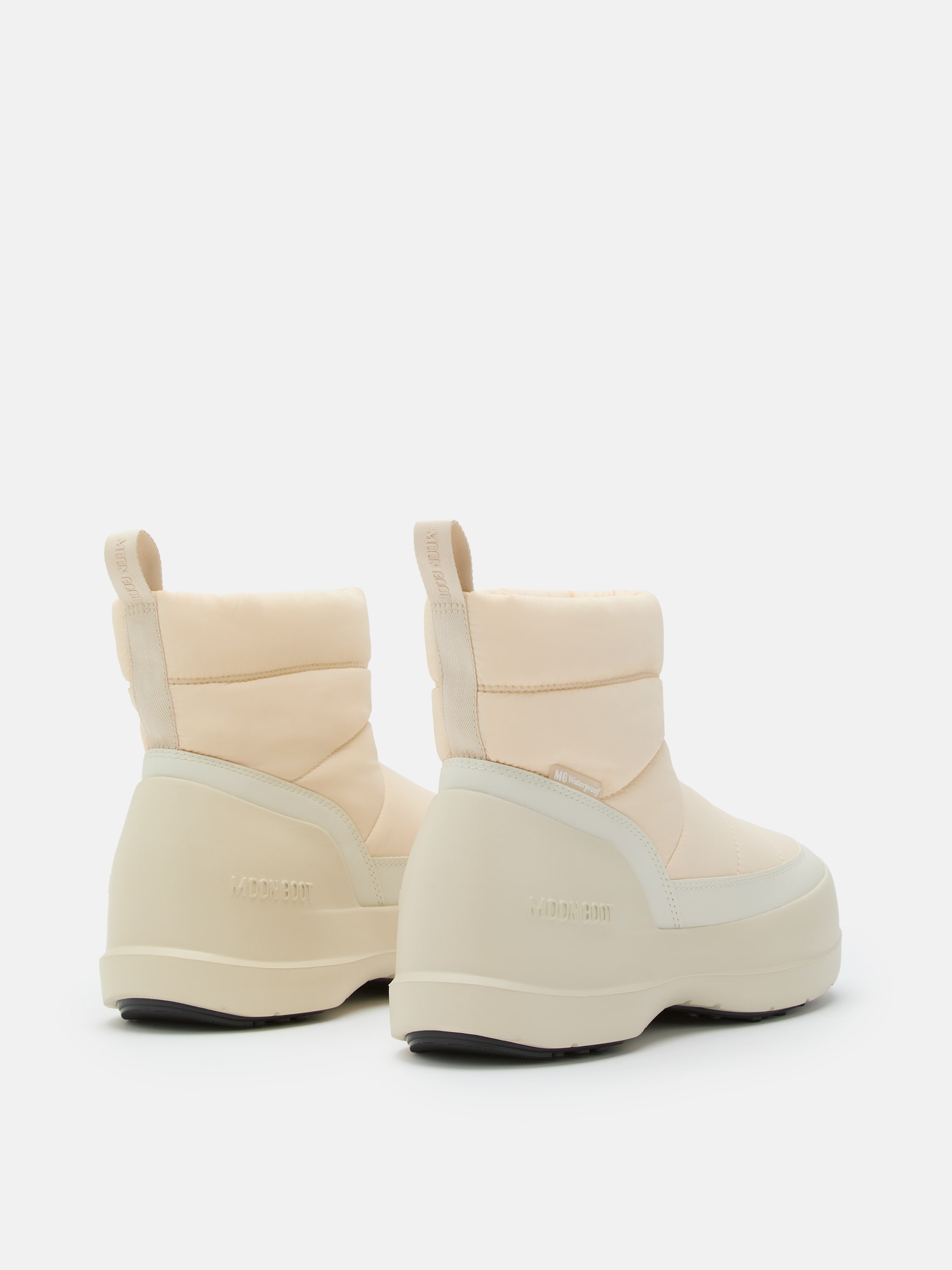MEZZALUNA PUFFY CREAM BOOTS image number 1