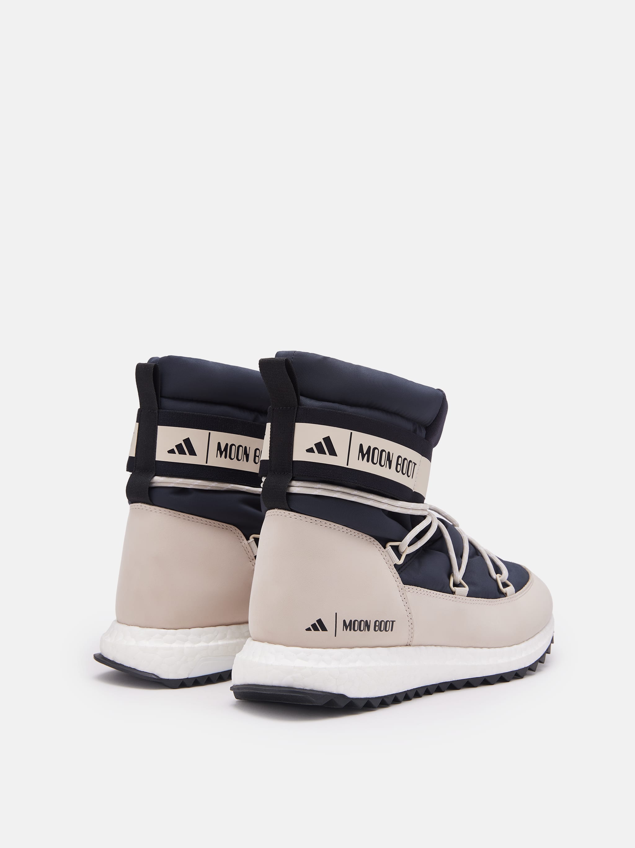 adidas x Moon Boot Moonboost High Black Sneakers | Moon Boot®