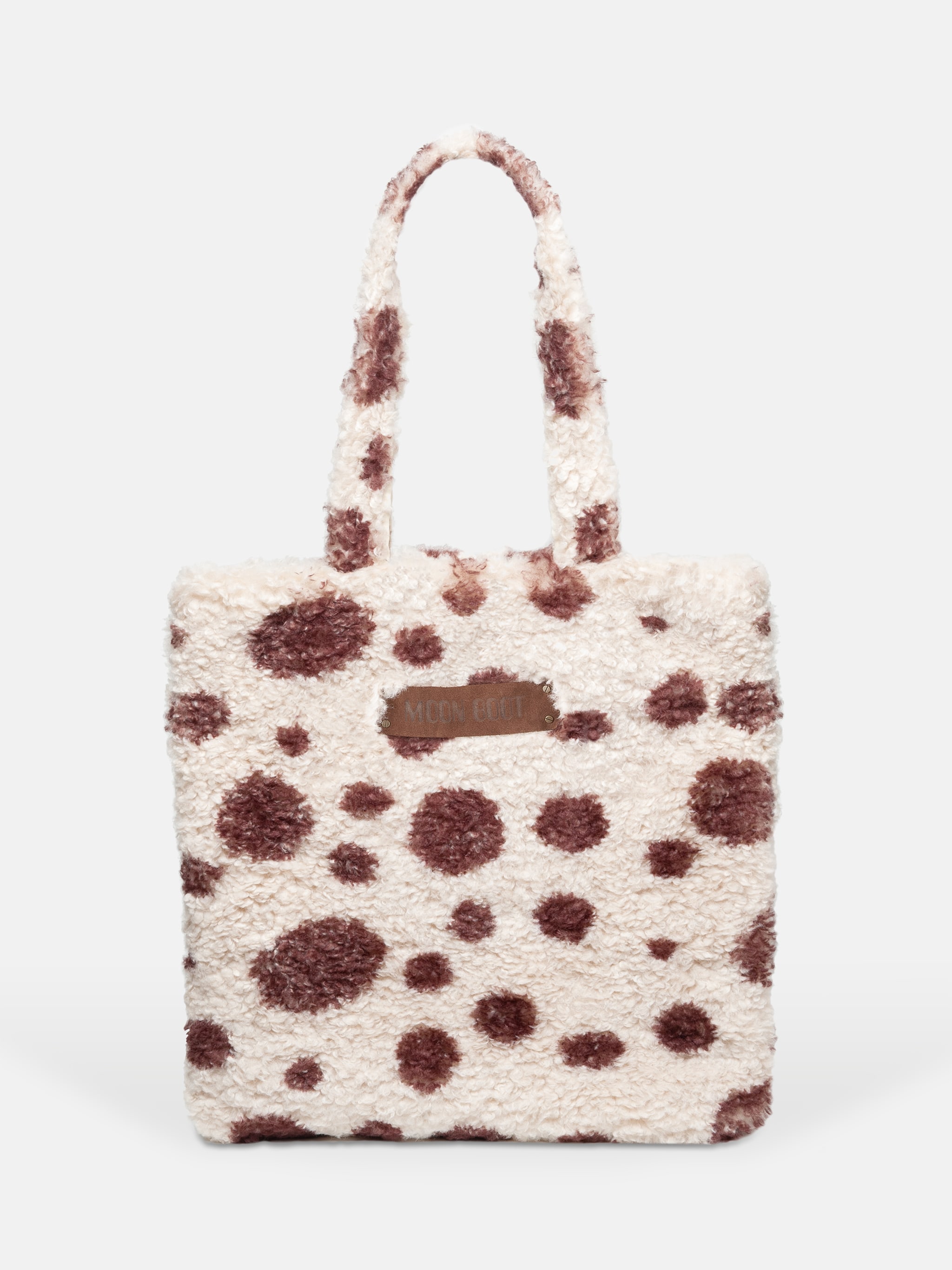 BROWN FURRY TOTE BAG image number 1