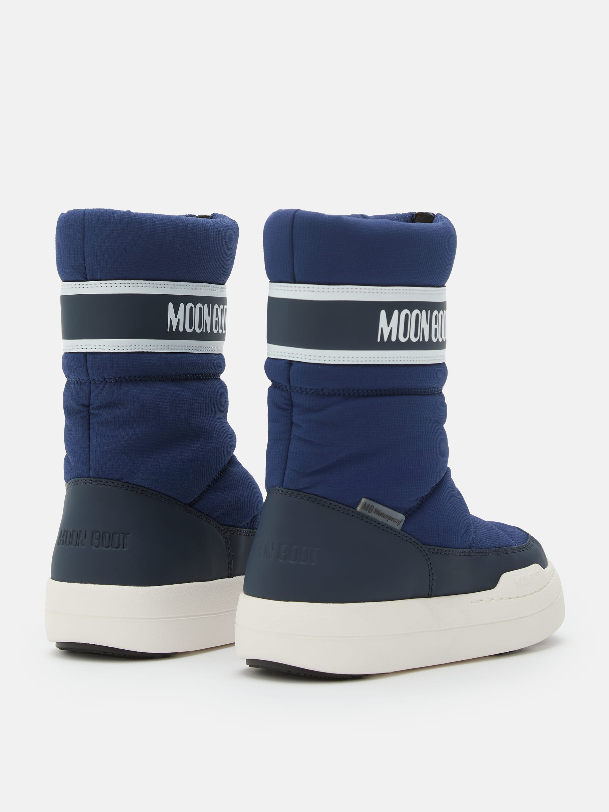 JUNIOR PARK NAVY ZIP HIGH BOOTS image number 1