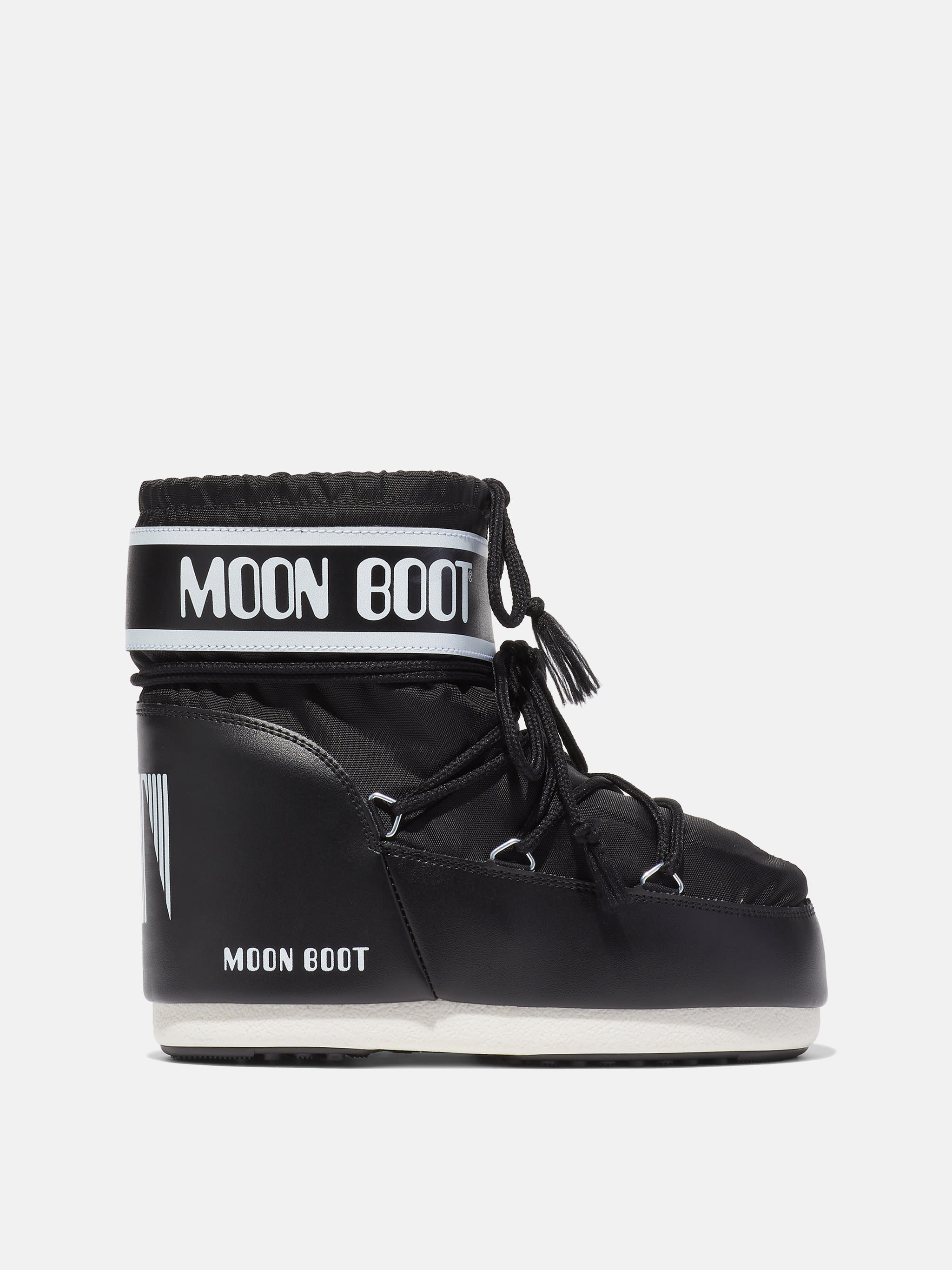 ICON LOW BLACK NYLON BOOTS | Moon Boot®