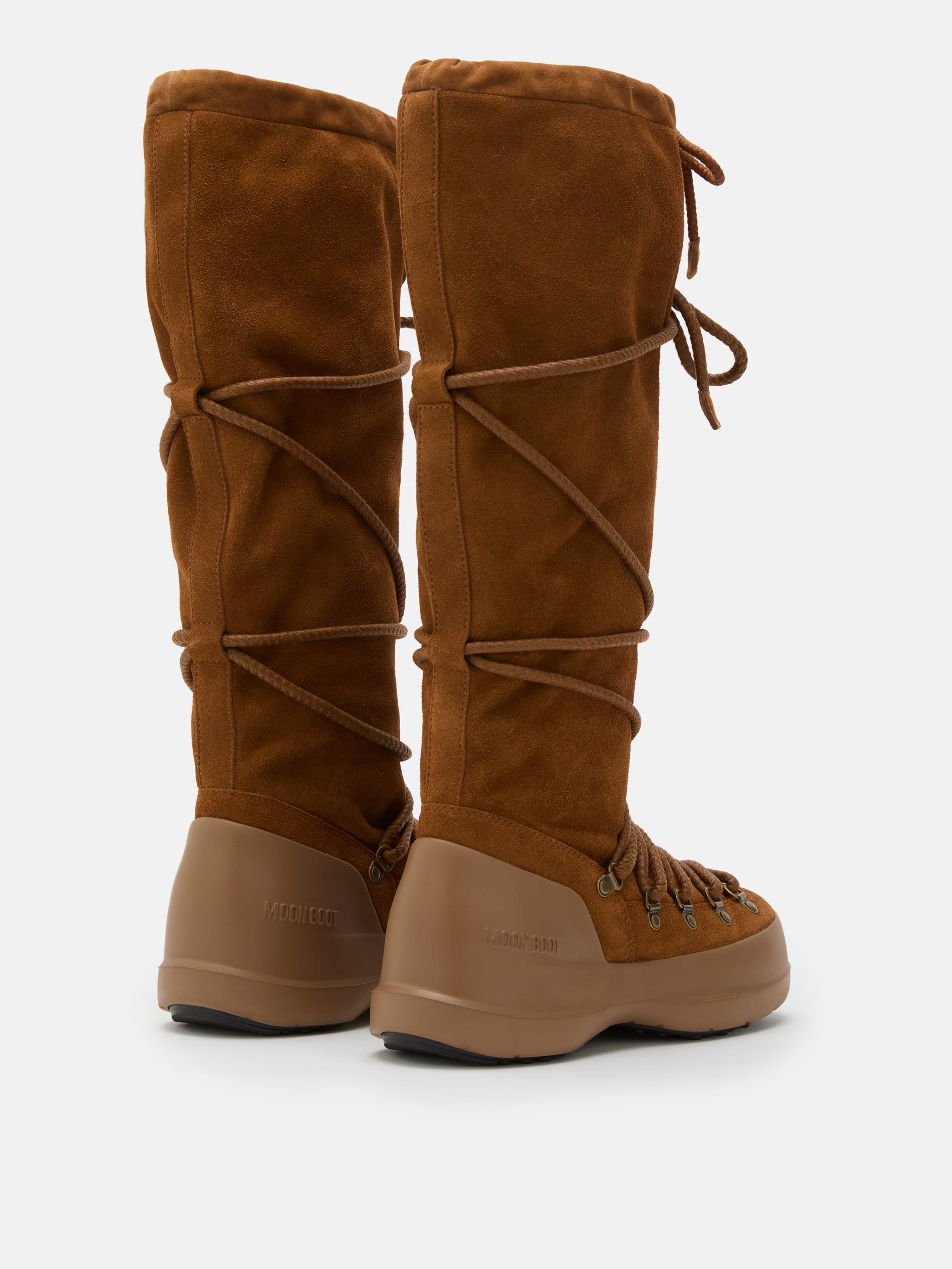 LUNA BROWN SUEDE EXTRA BOOTS image number 1