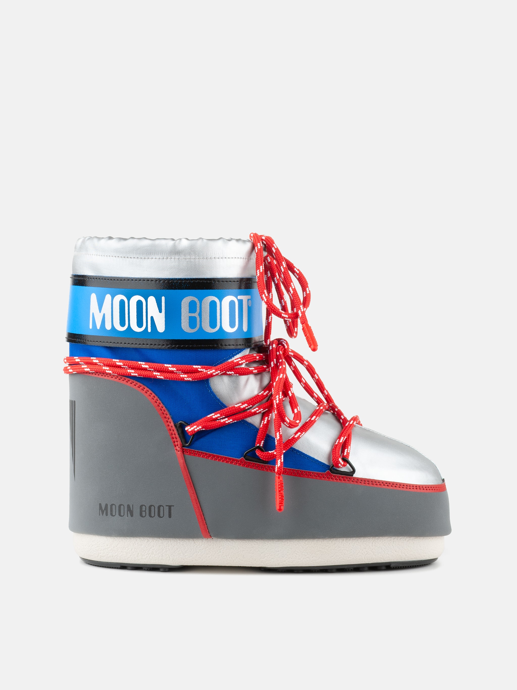 ICON LOW SPACE RACING SILVER BOOTS image number 0