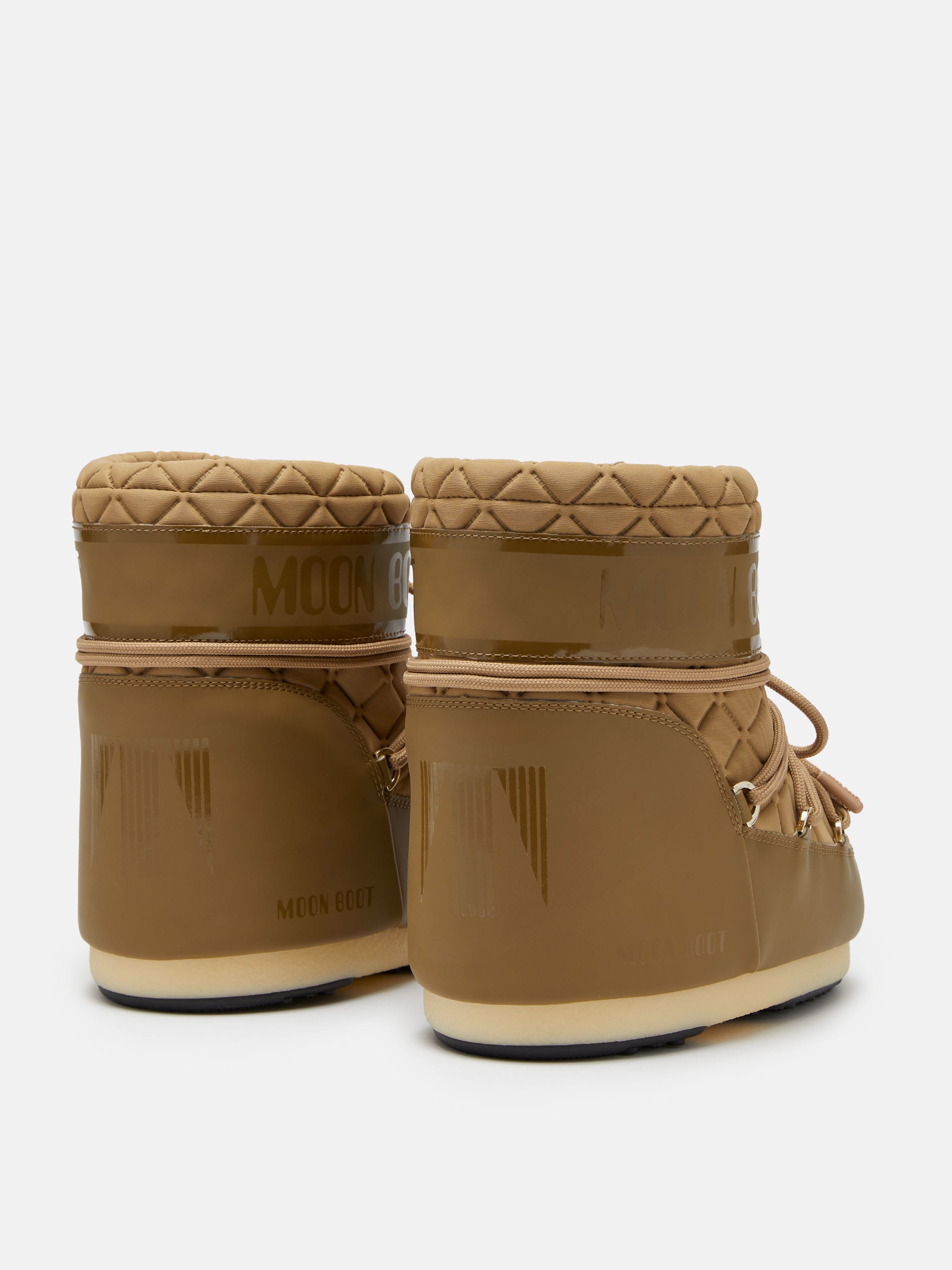 ICON LOW QUILT BROWN BOOTS image number 1