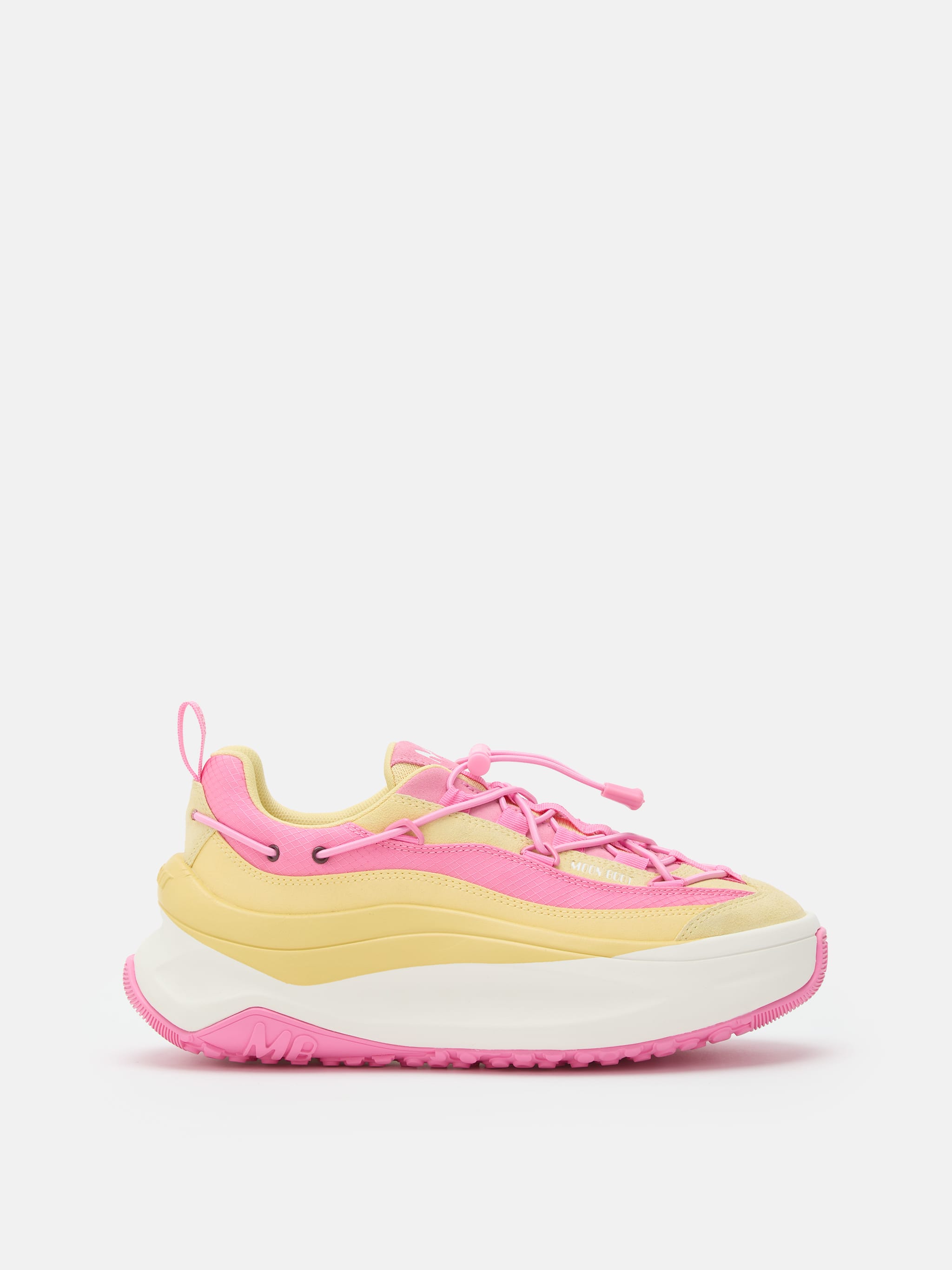 MOON247 XLACE YELLOW & PINK SNEAKERS image number 0