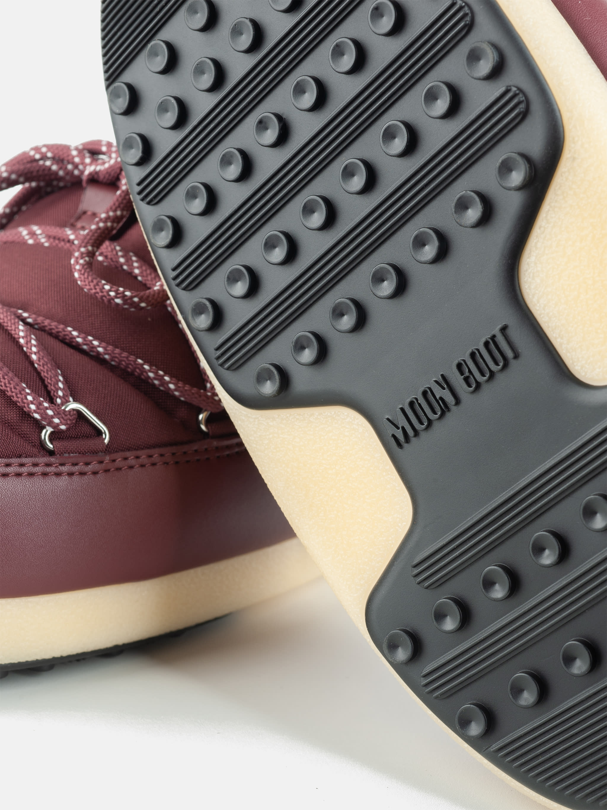 EVX BURGUNDY NYLON MULES image number 2