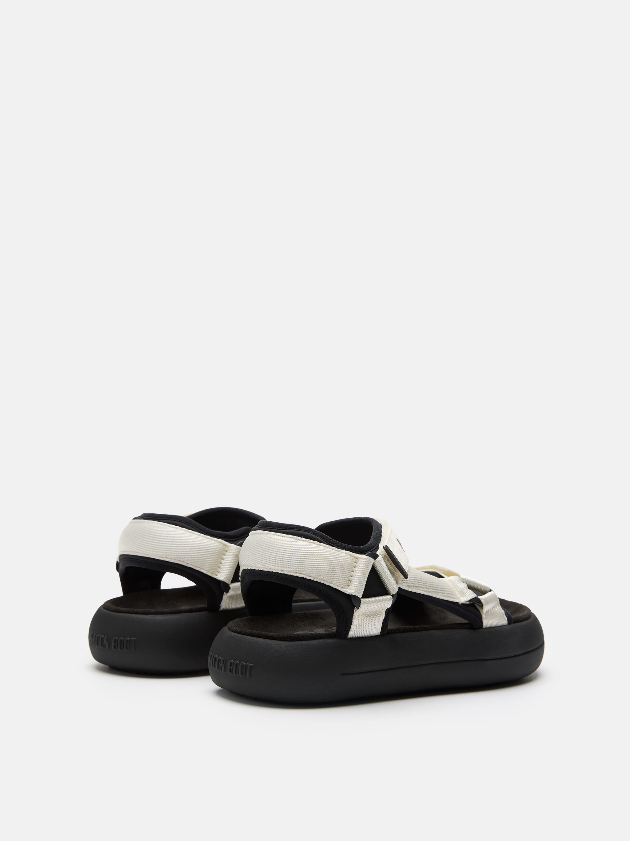 SUPER SANDAL BLACK & WHITE image number 1