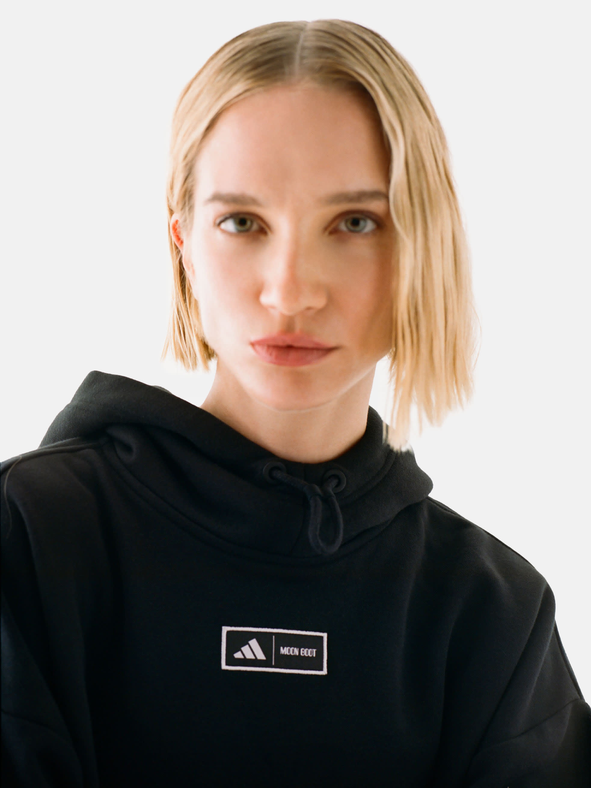 adidas x Moon Boot Black Hoodie image number 0