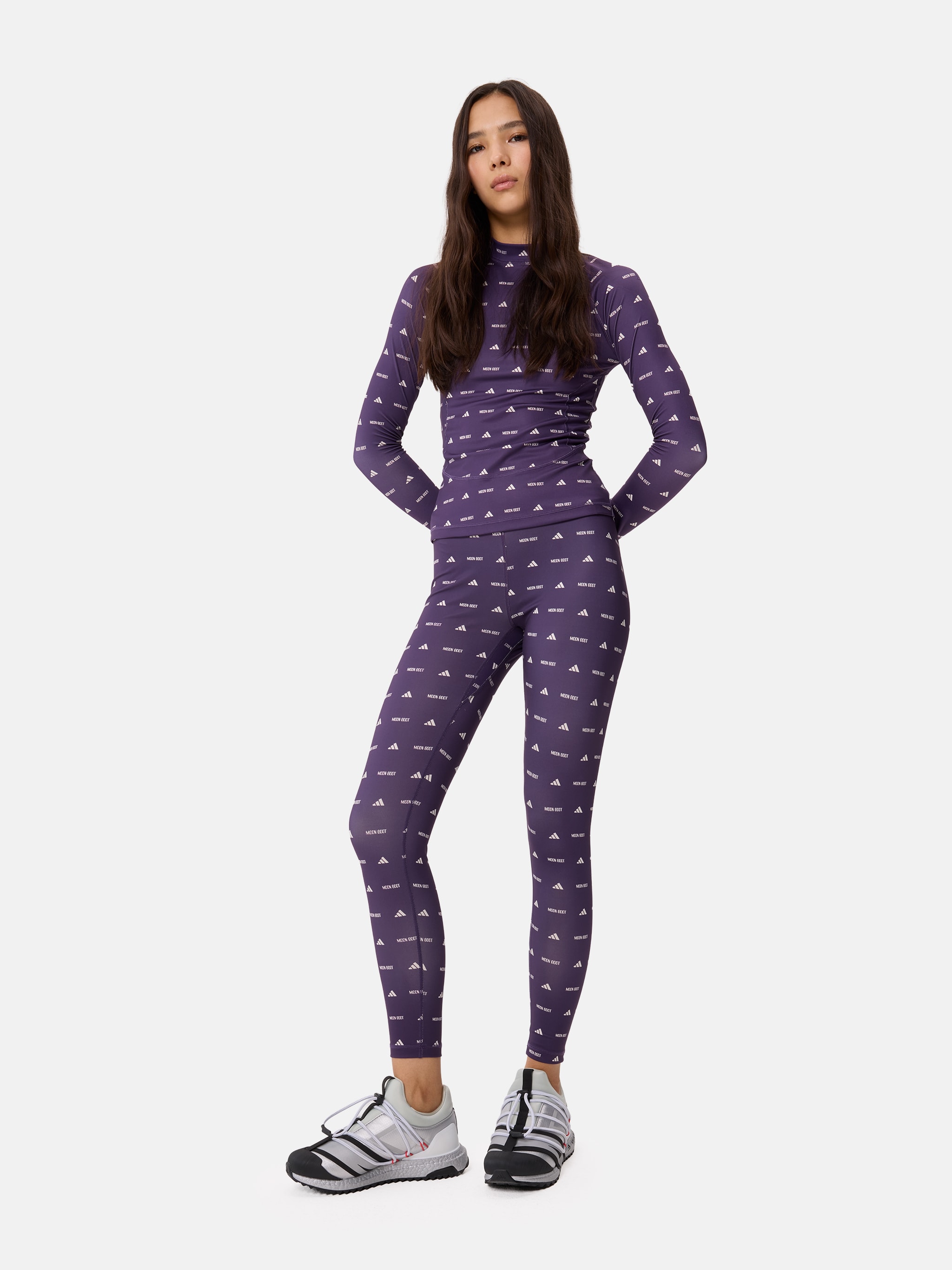 ADIDAS X MOON BOOT PLUM LONG SLEEVE TOP image number 2