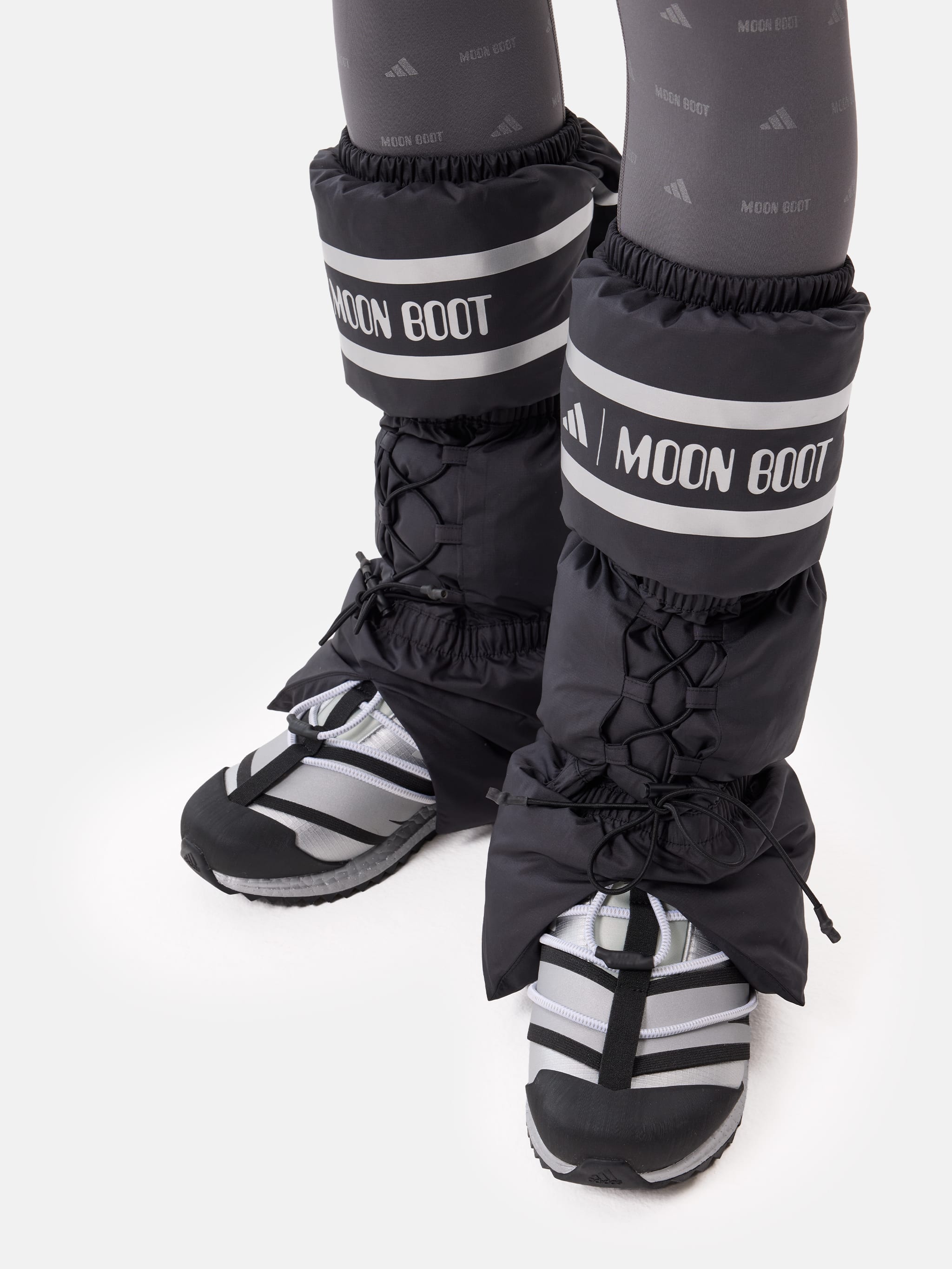 ADIDAS X MOON BOOT BLACK LEG WARMERS image number 0