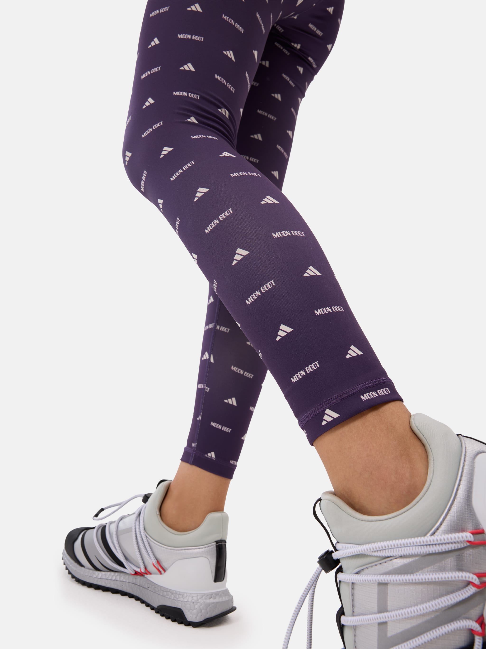 ADIDAS X MOON BOOT PLUM LEGGINGS image number 2