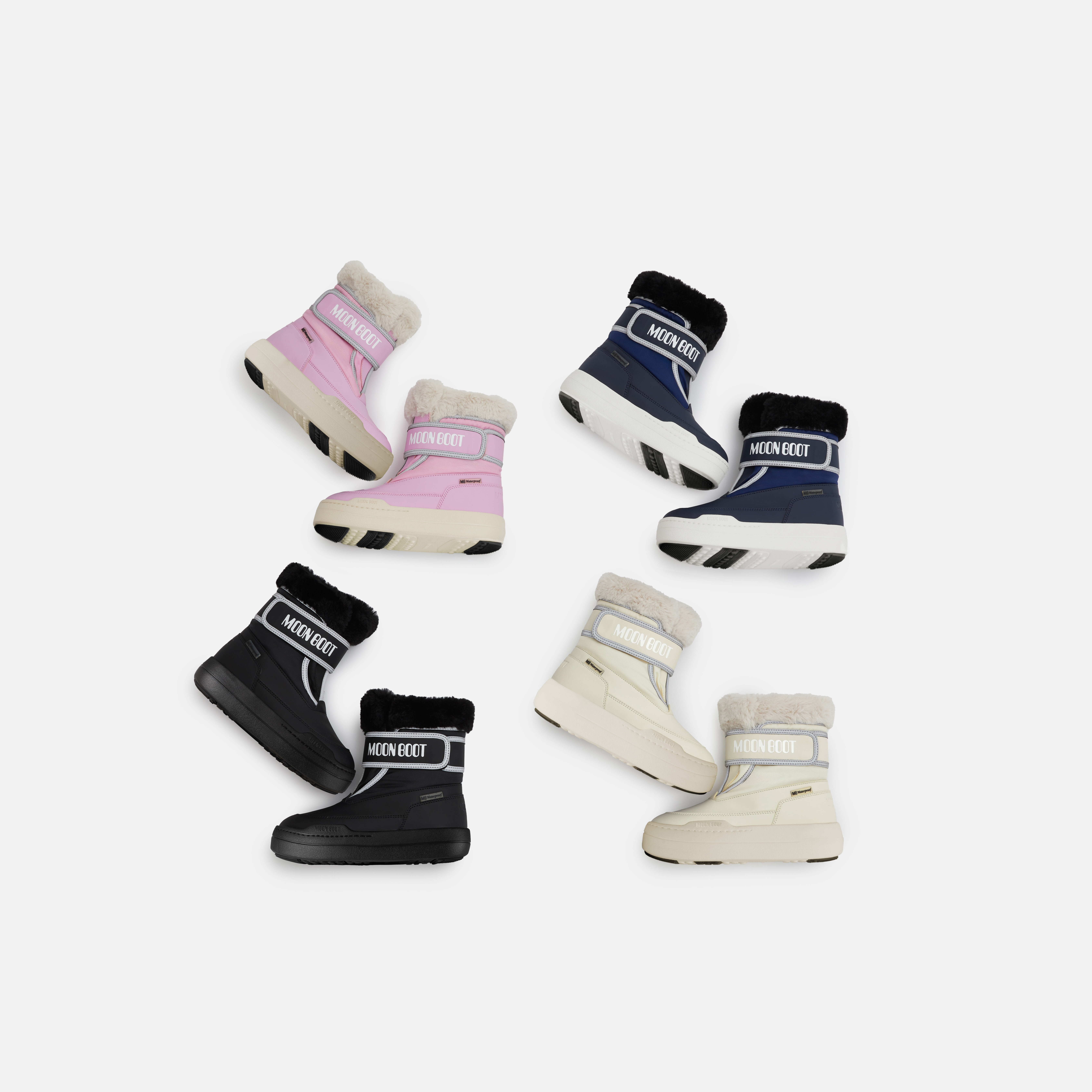 JUNIOR PARK STRAP CREAM BOOTS image number 4