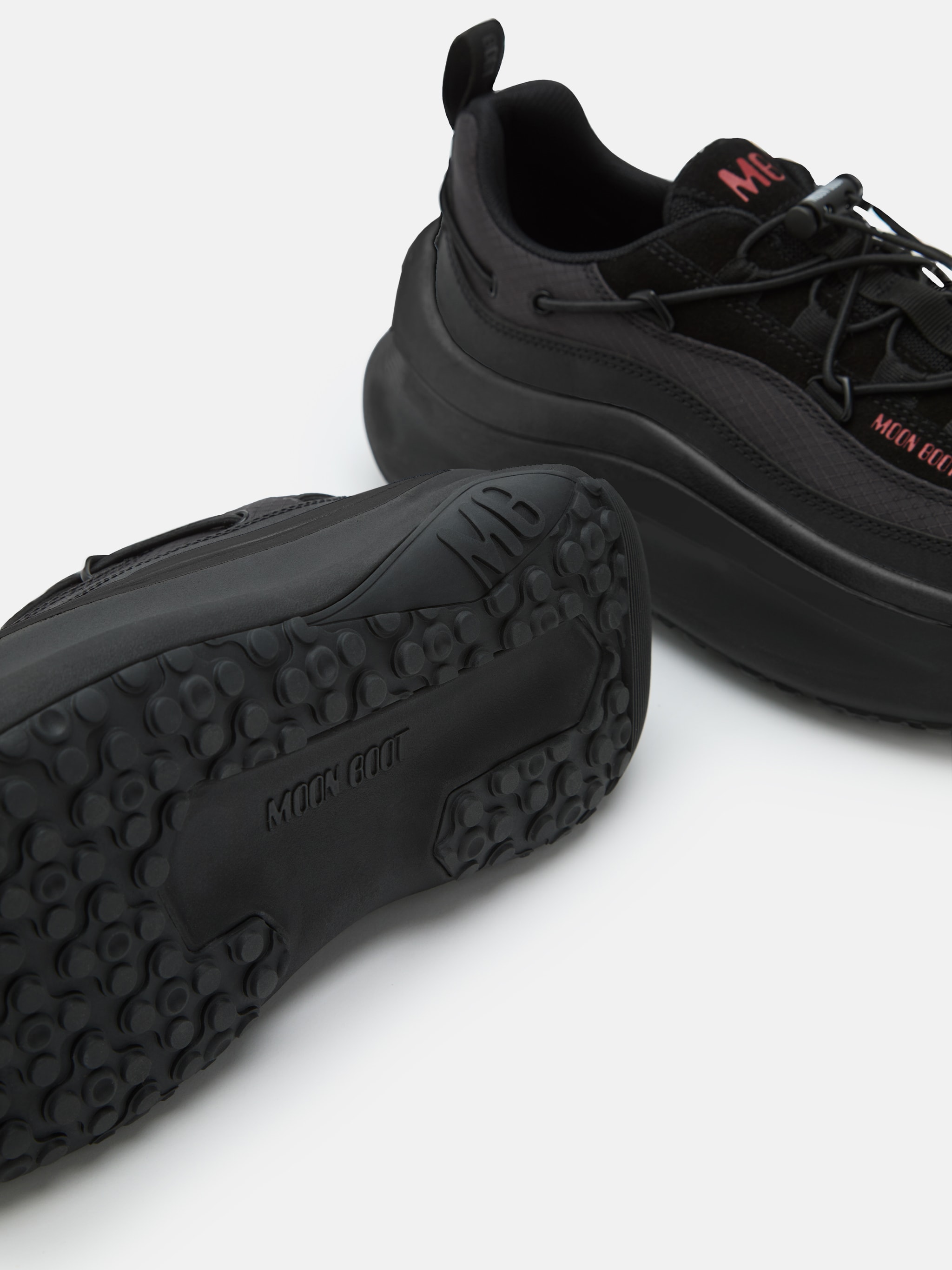 MOON247 XLACE BLACK SNEAKERS image number 3
