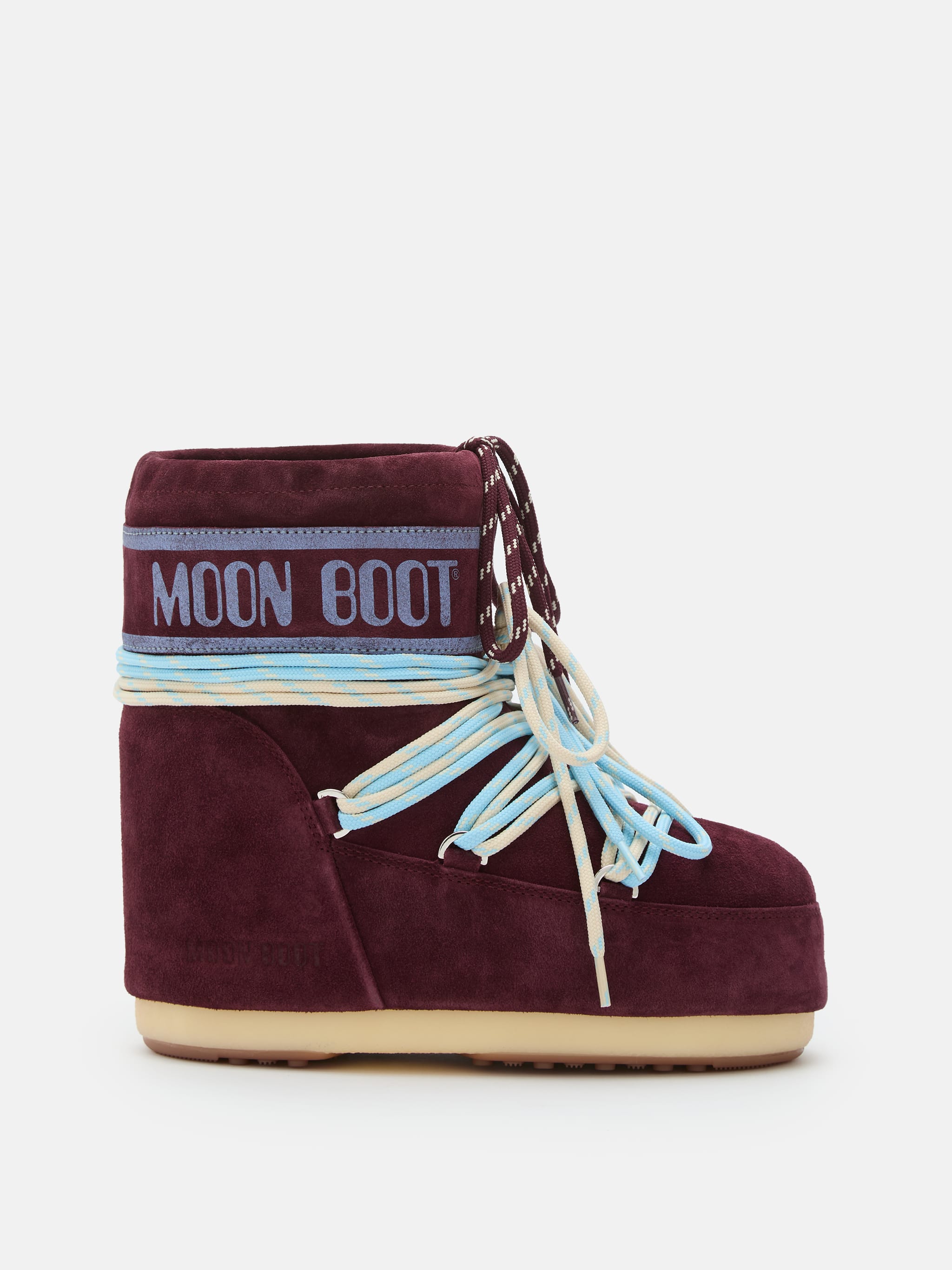 ICON LOW BURGUNDY SUEDE BOOTS image number 0
