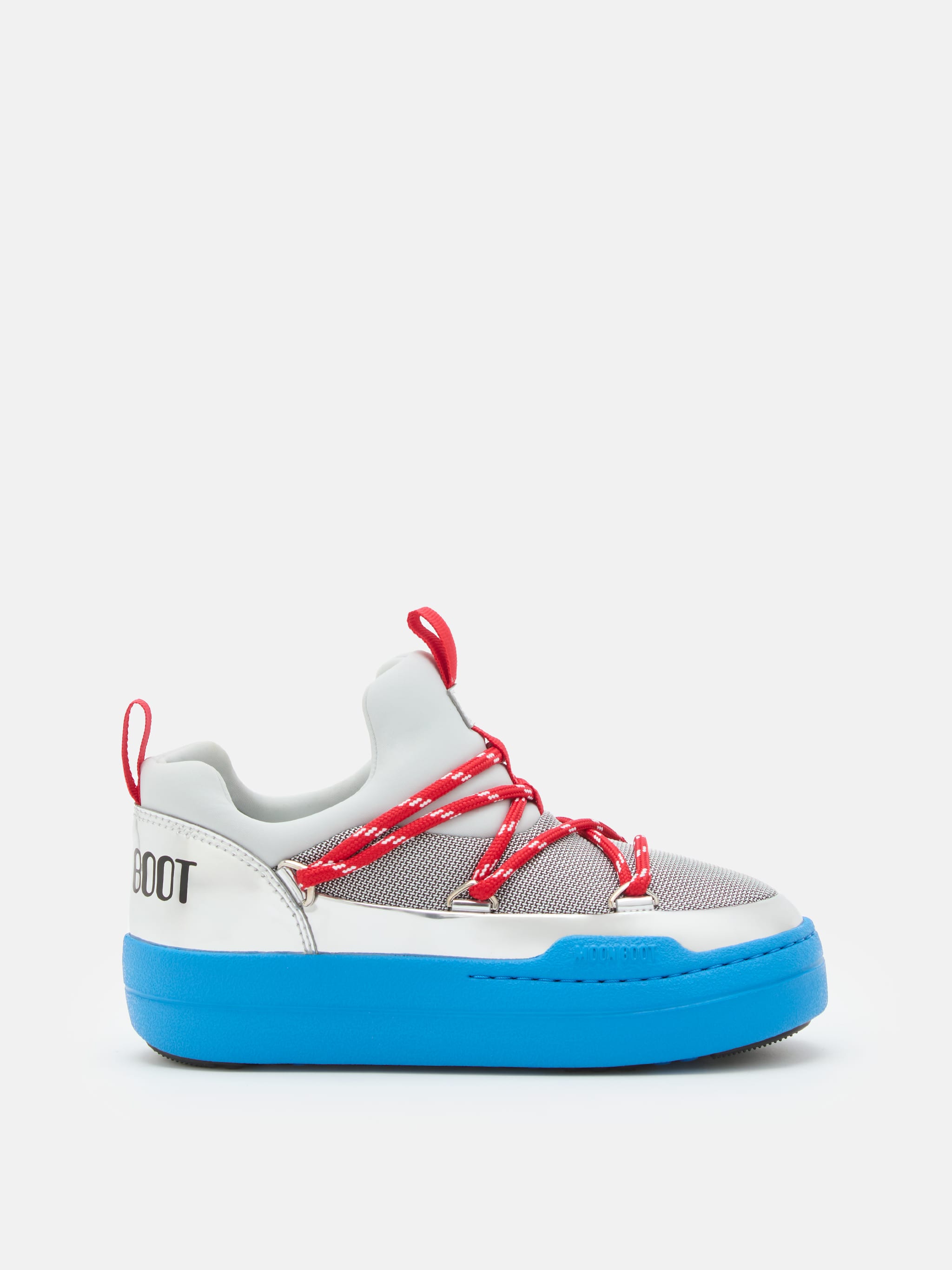 JUNIOR PARK LOW LACE SILVER SPACE RACE SNEAKERS image number 0