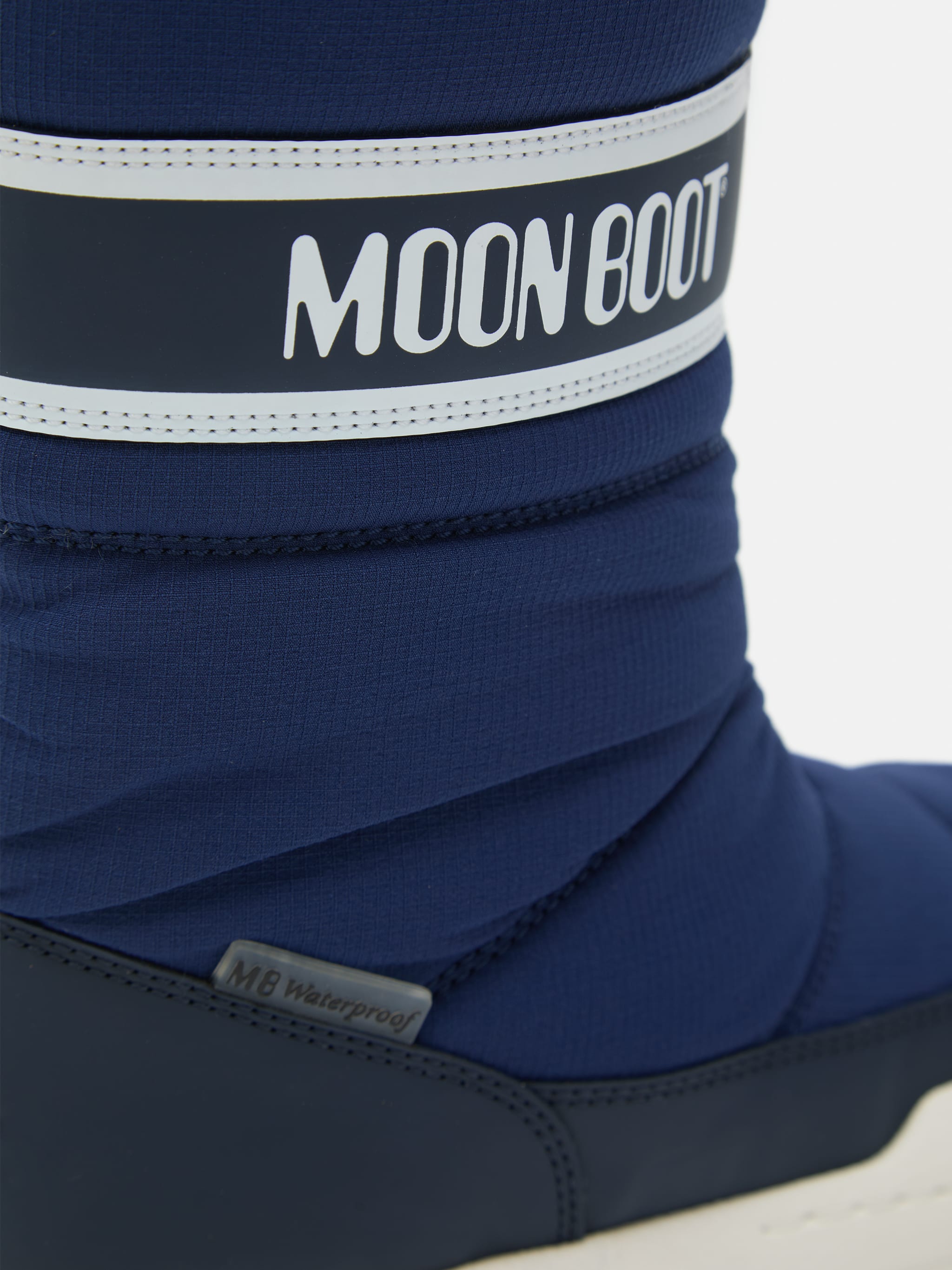 JUNIOR PARK NAVY ZIP HIGH BOOTS image number 2