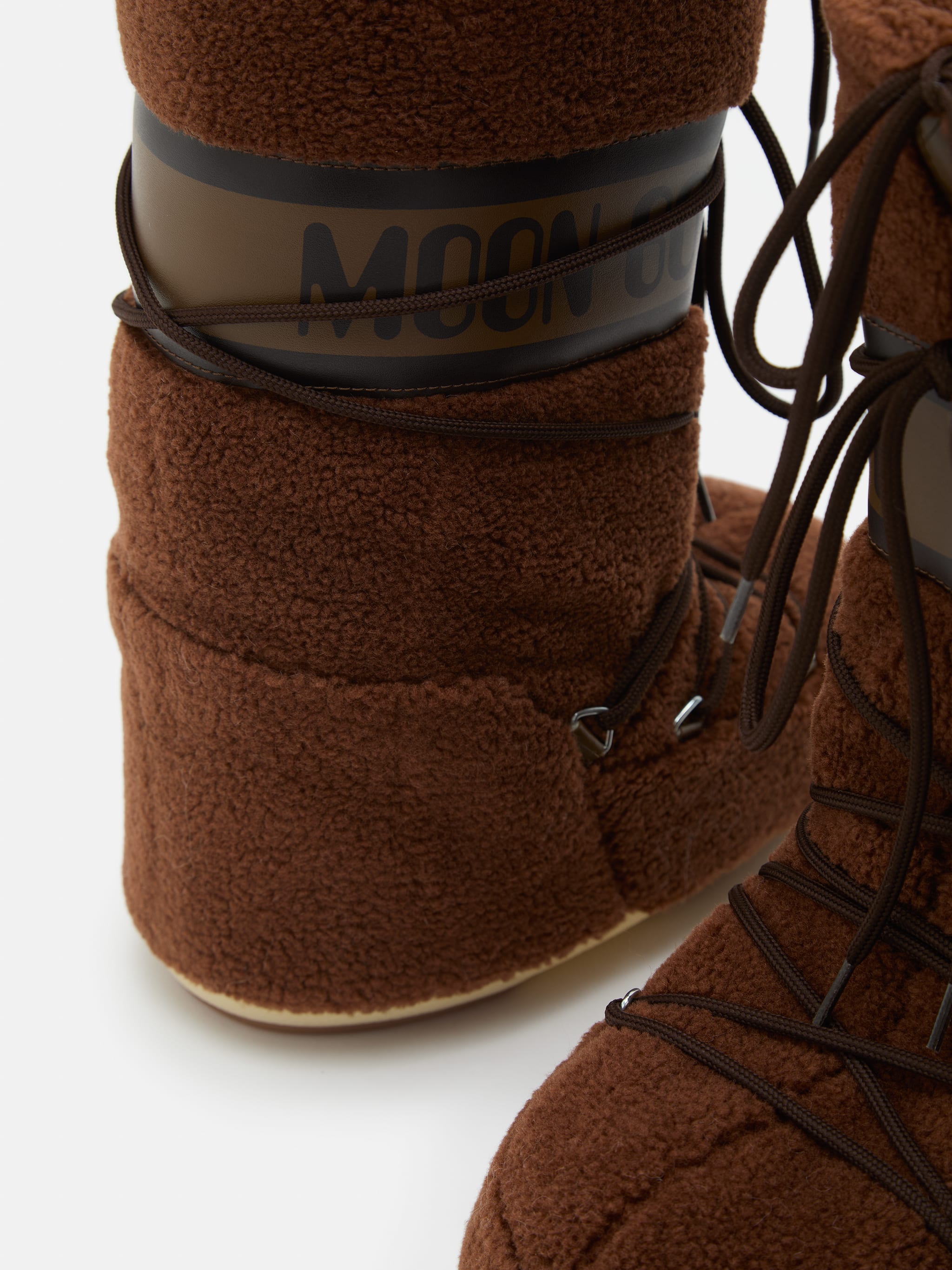 ICON BROWN FLEECE BOOTS image number 2