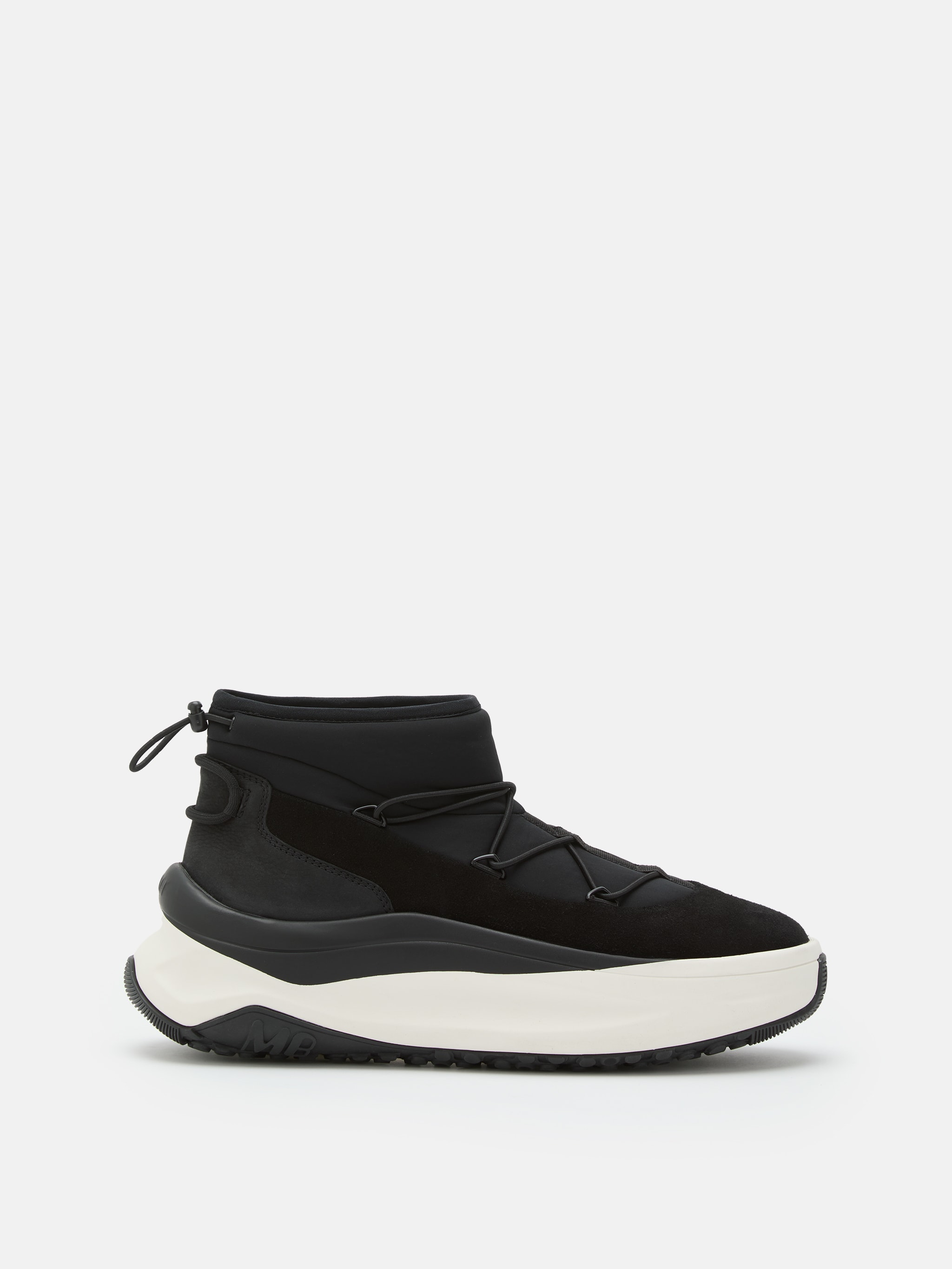 MOON247 BLACK SLIP-ON SNEAKERS image number 0