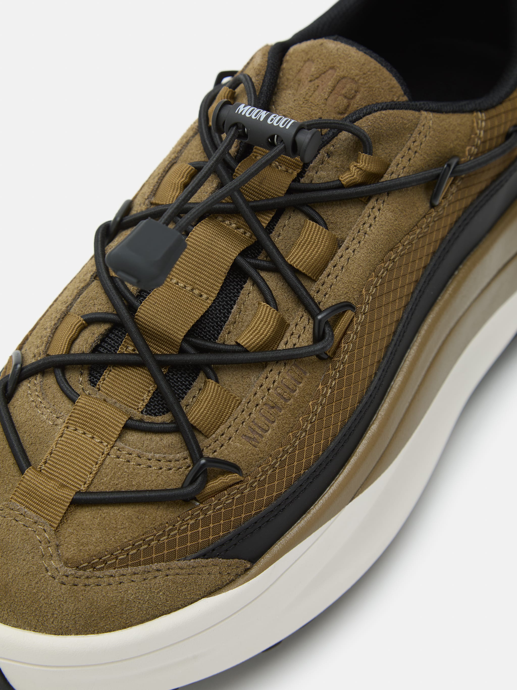 MOON247 XLACE KHAKI SNEAKERS image number 2