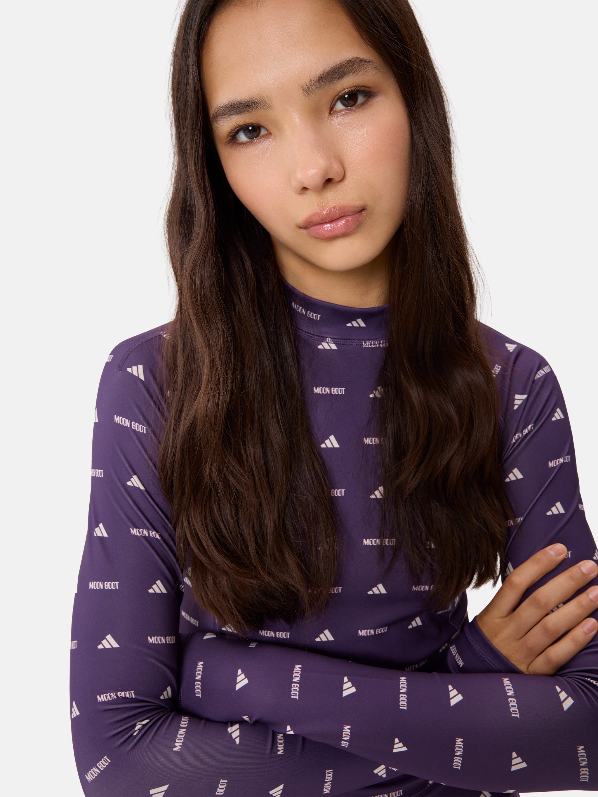 ADIDAS X MOON BOOT PLUM LONG SLEEVE TOP | Moon Boot®