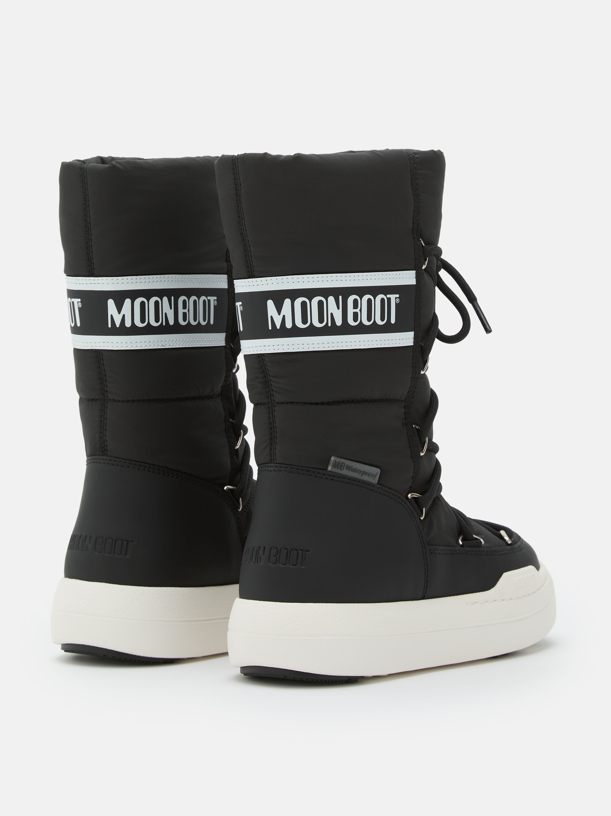 JUNIOR PARK BLACK TUBE LACE BOOTS