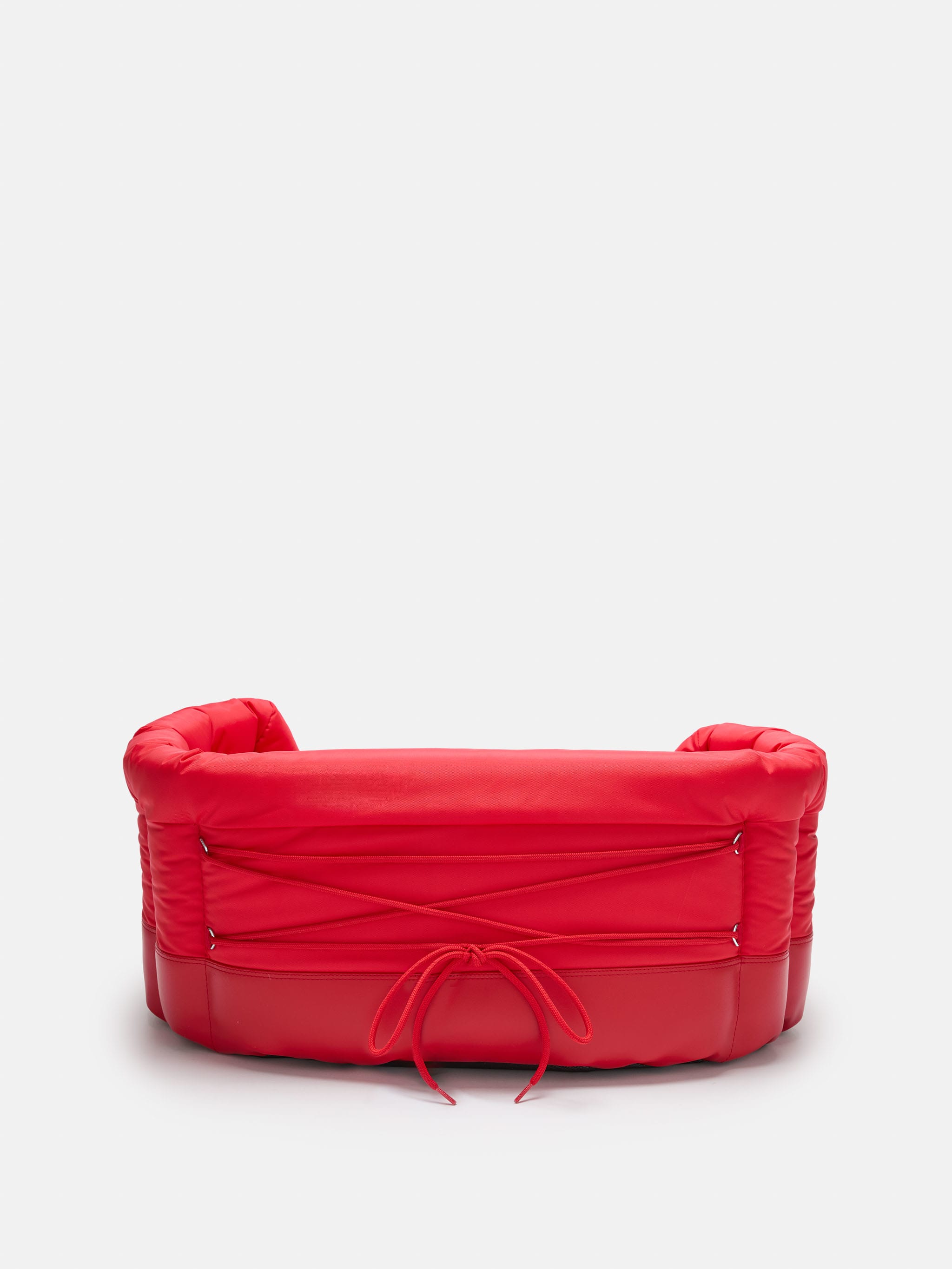 MOON BOOT X POLDO DOG COUTURE RED PADDED DOG BED image number 3