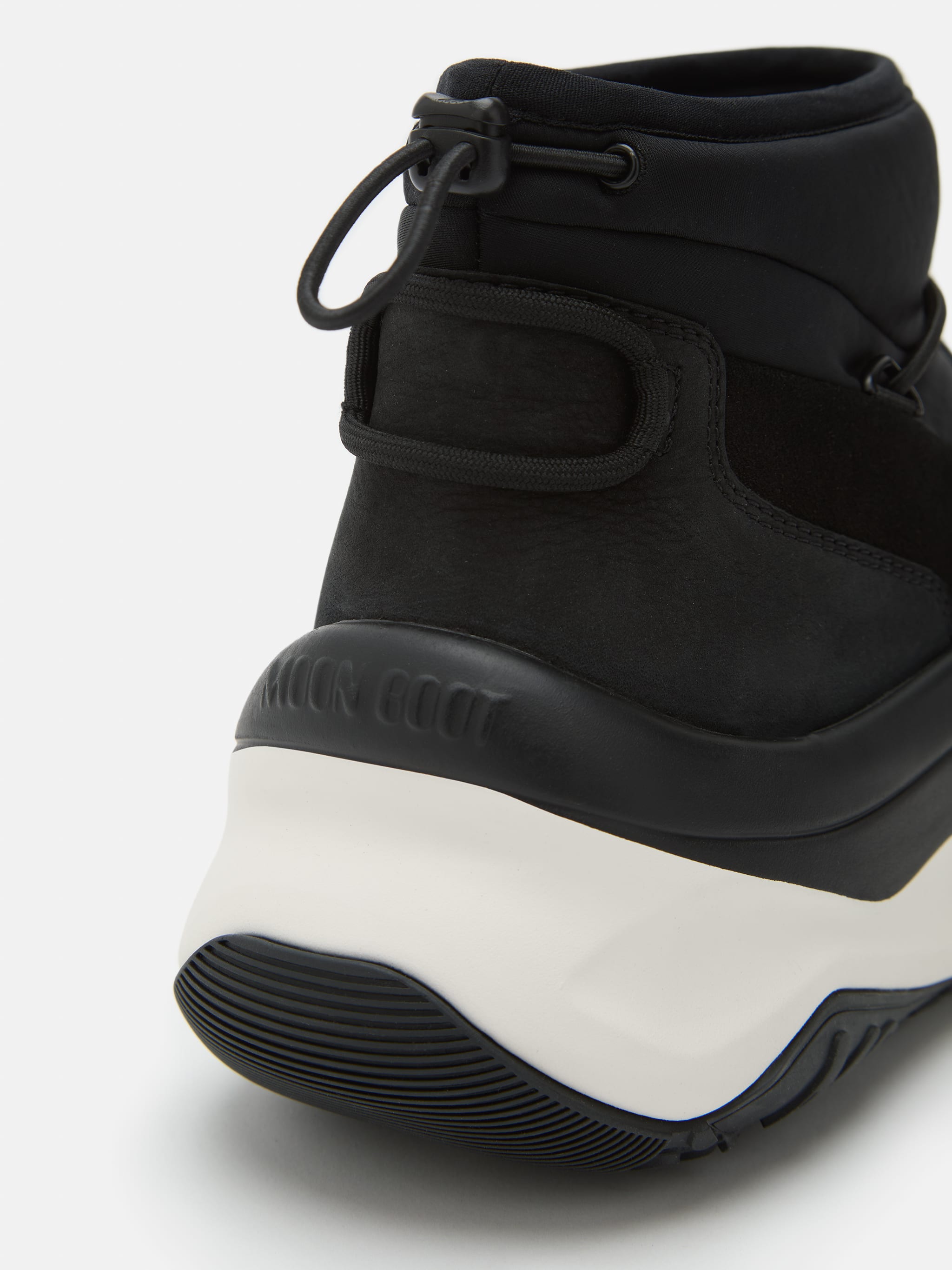 MOON247 BLACK SLIP-ON SNEAKERS image number 2