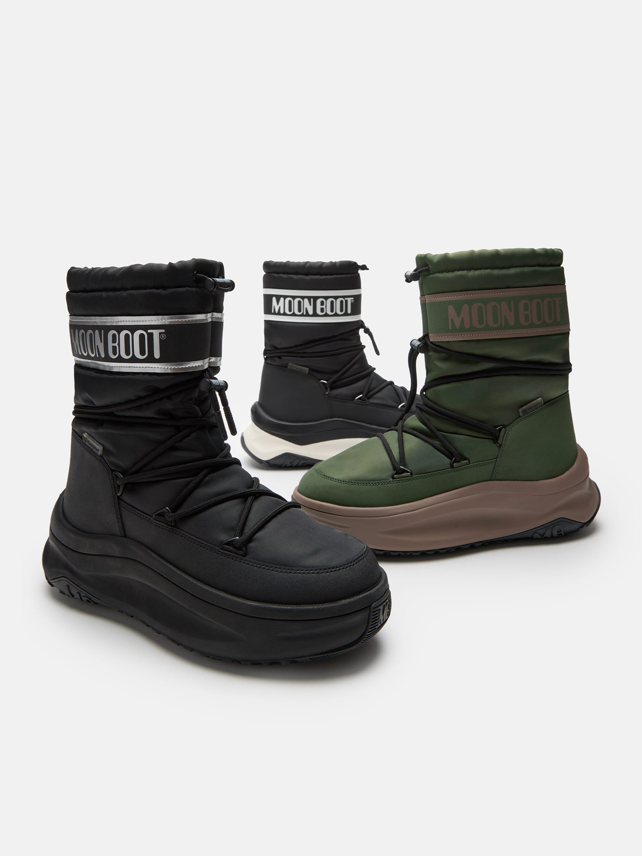 MOON247 BLACK & SILVER POLAR BOOTS image number 4