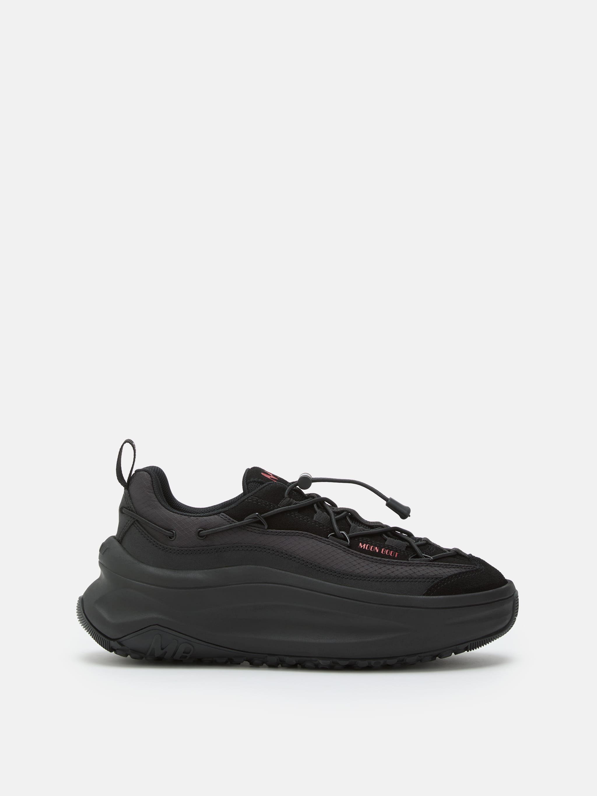 MOON247 XLACE BLACK SNEAKERS | Moon Boot®