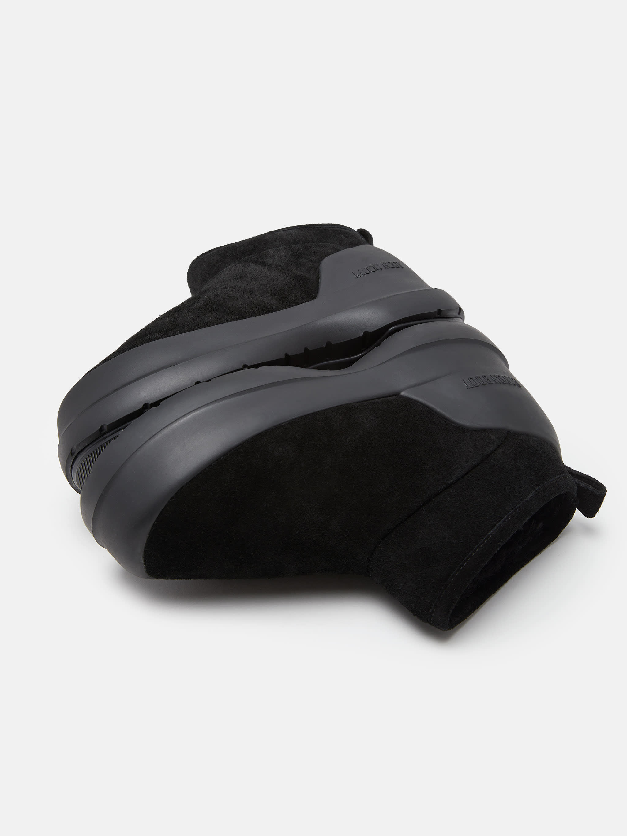 MEZZALUNA BLACK SUEDE LOW BOOTS image number 2